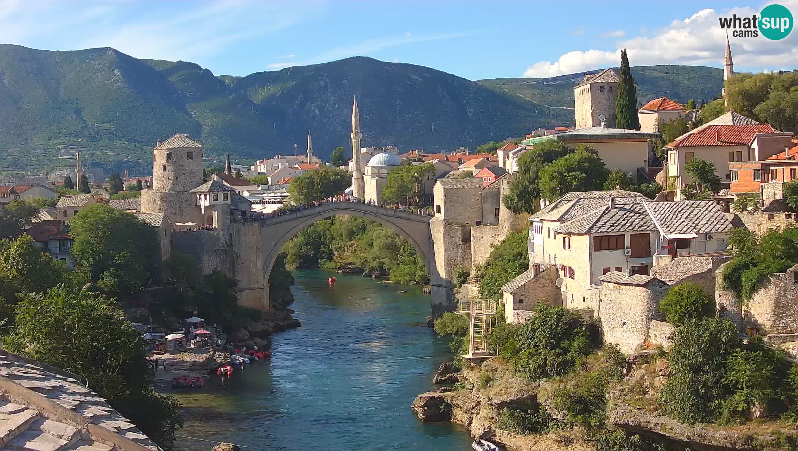 Mostar web kamera – Stari Most i rijeka Neretva – Goa Mostar