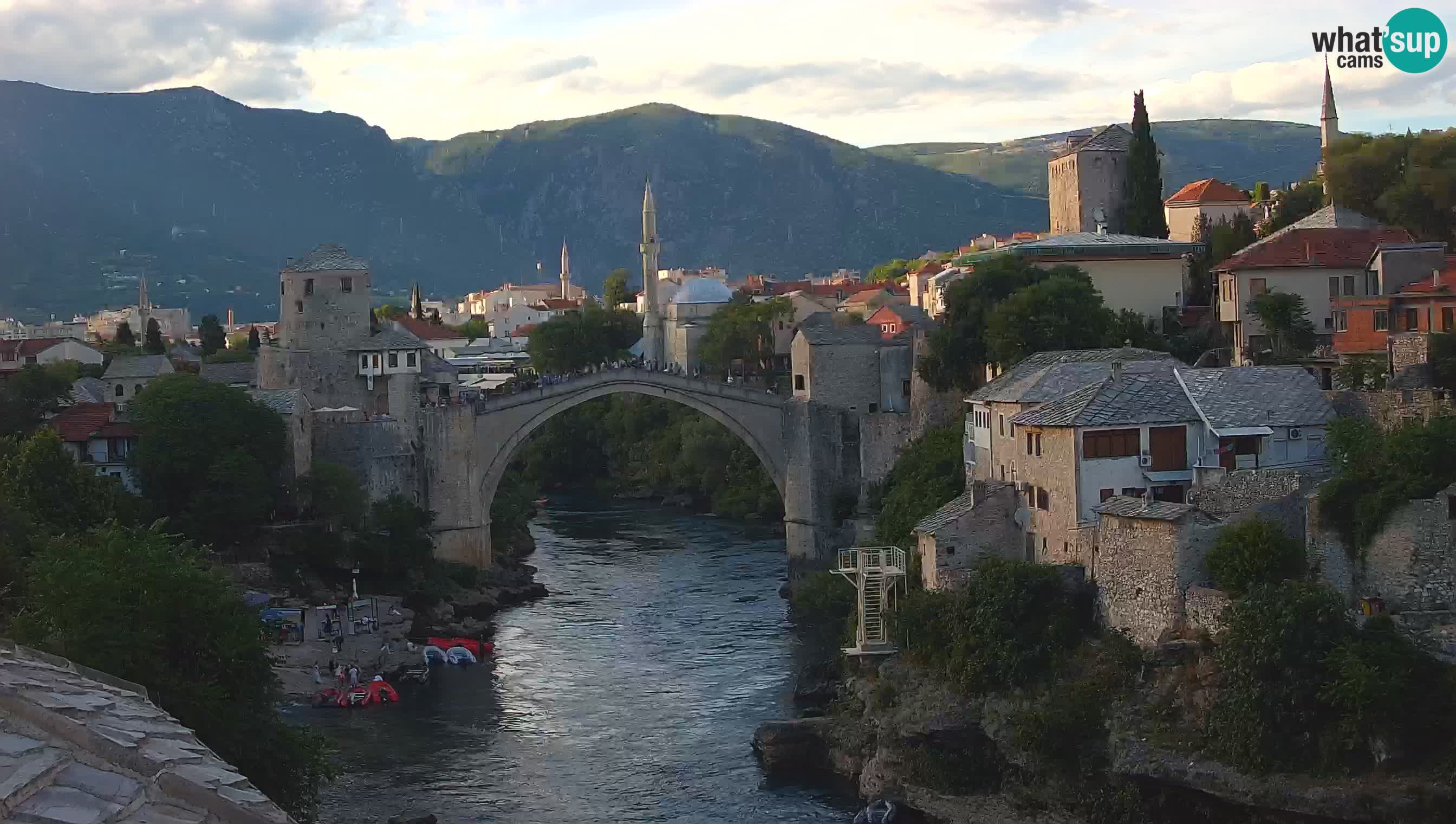 Mostar web kamera – Stari Most i rijeka Neretva – Goa Mostar