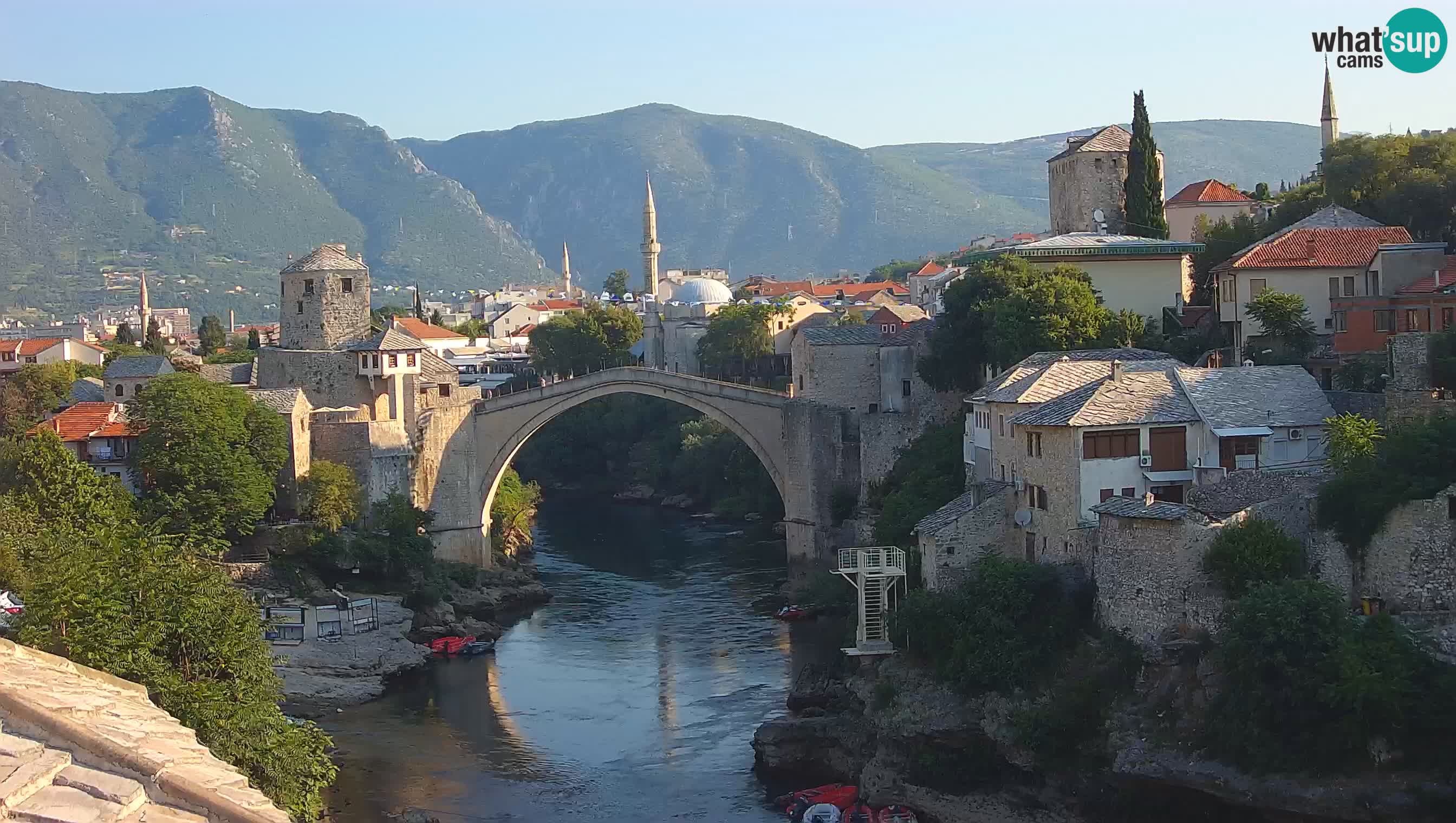 Spletna kamera Mostar – Stari Most in reka Neretva