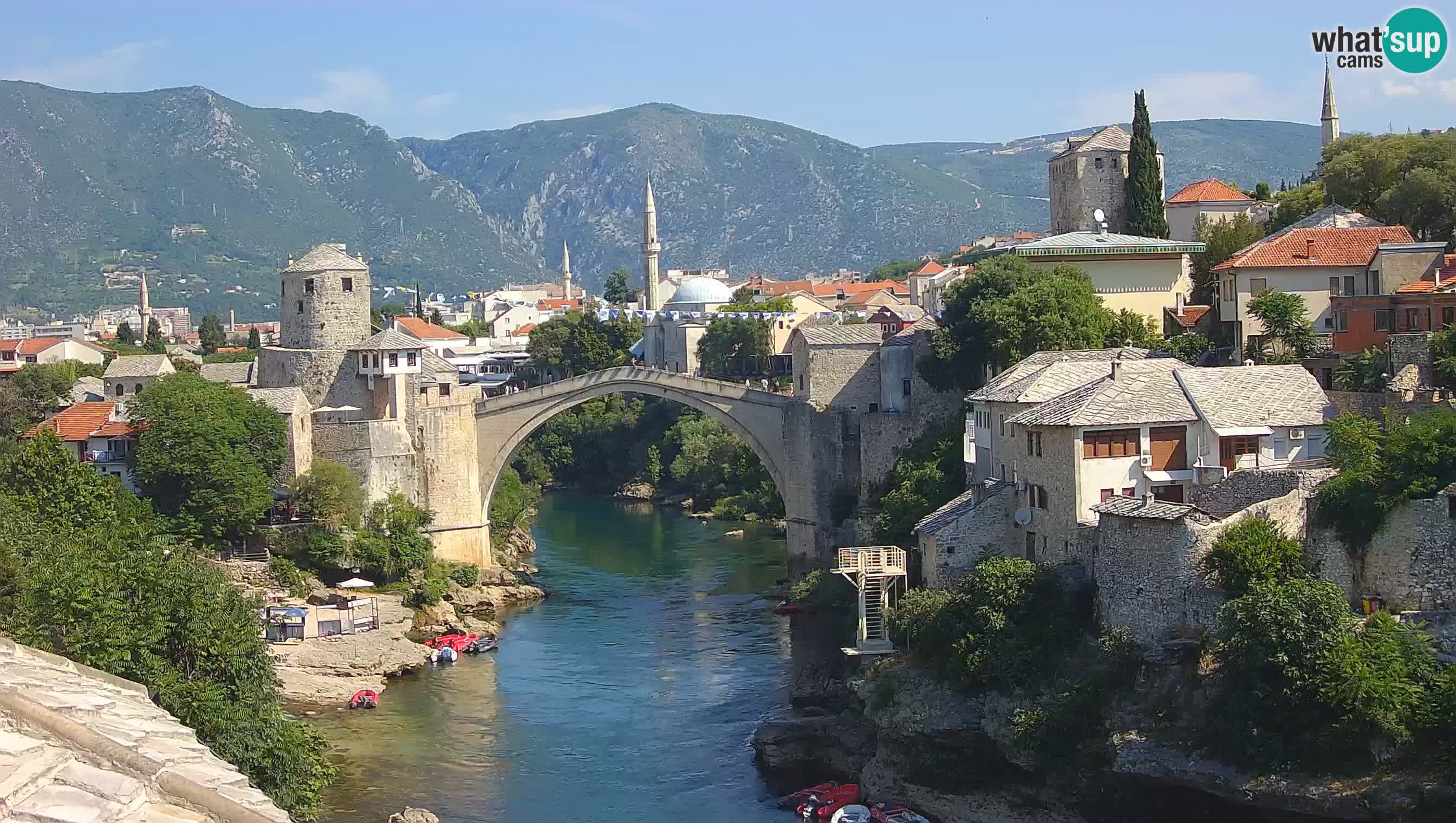 Spletna kamera Mostar – Stari Most in reka Neretva