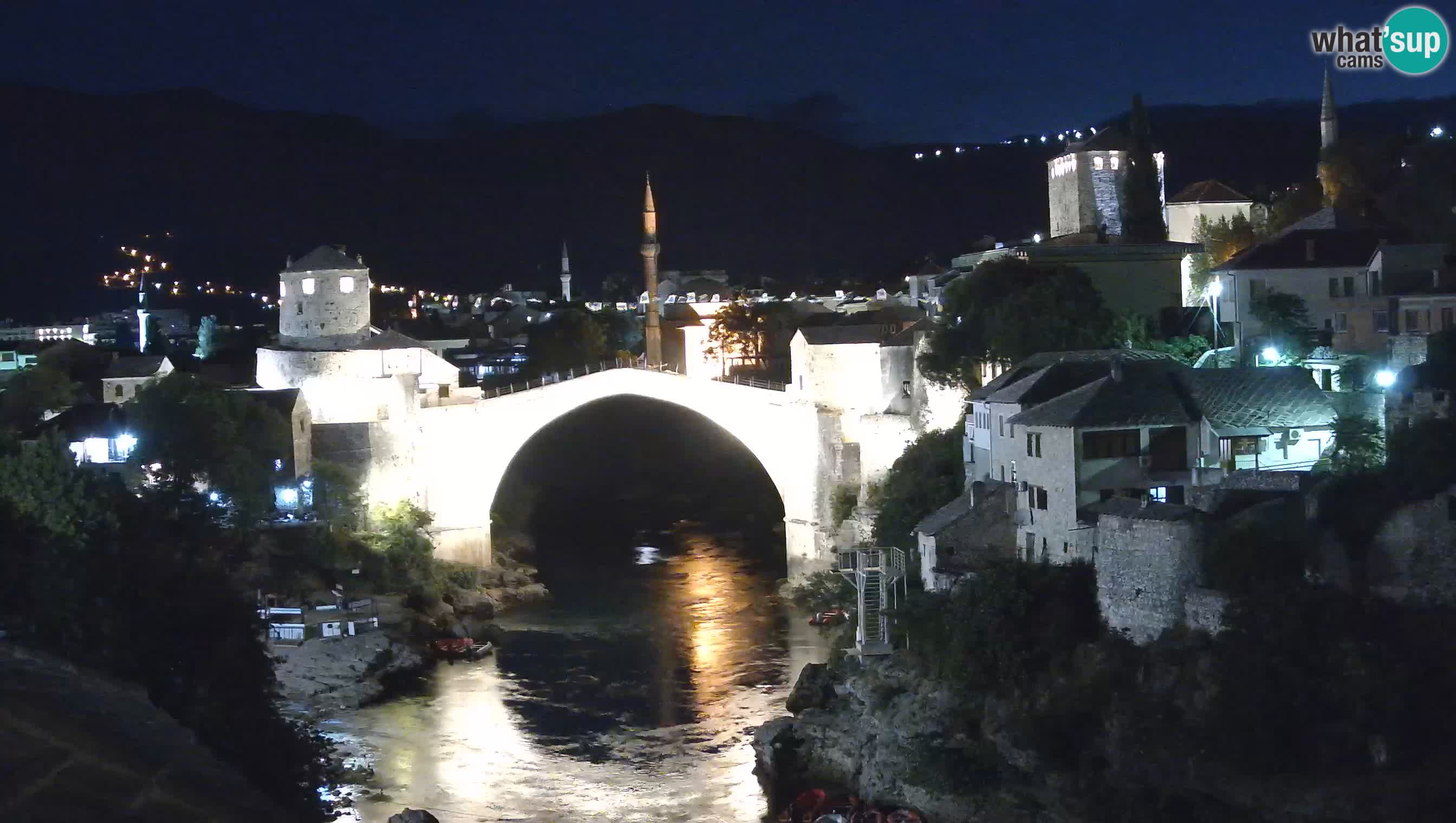 Mostar web kamera – Stari Most i rijeka Neretva – Goa Mostar