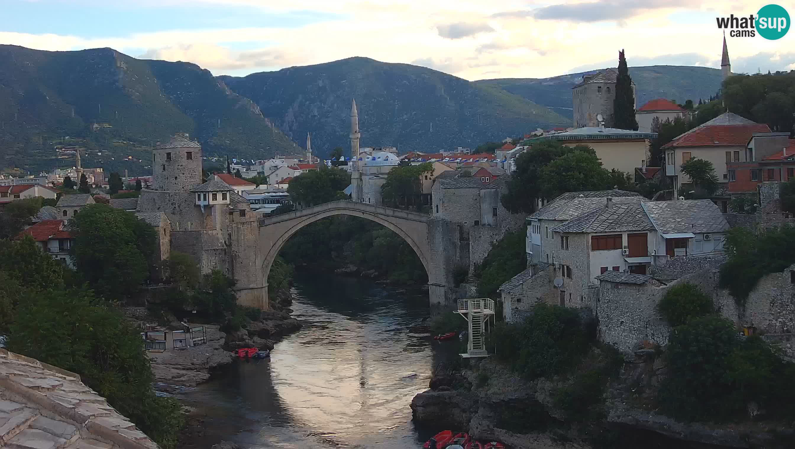 Mostar web kamera – Stari Most i rijeka Neretva – Goa Mostar