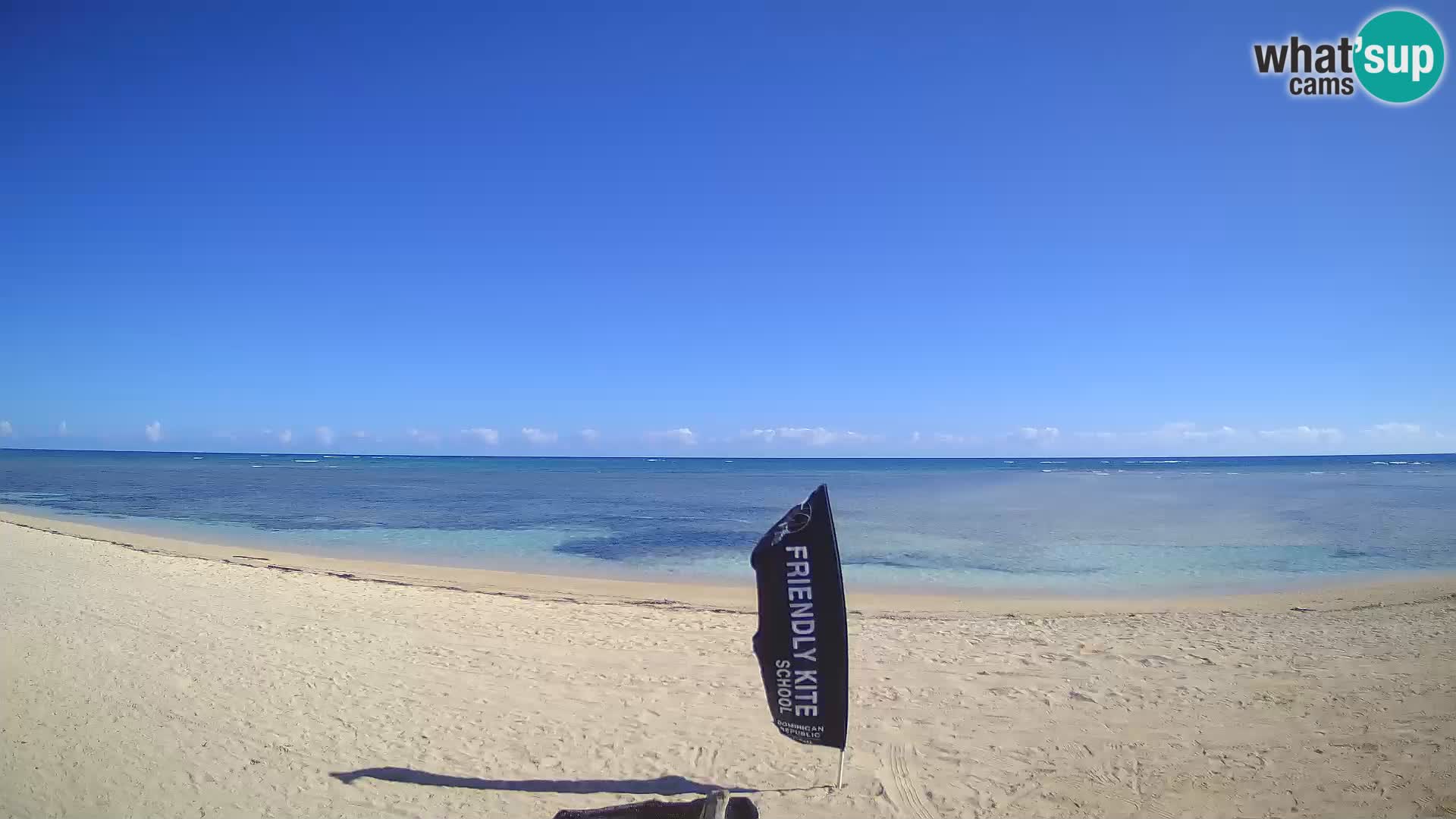 Caméra en direct de Kite Buen Hombre Kiteboarding – Plage Buen Hombre – Monte Cristi – République Dominicaine