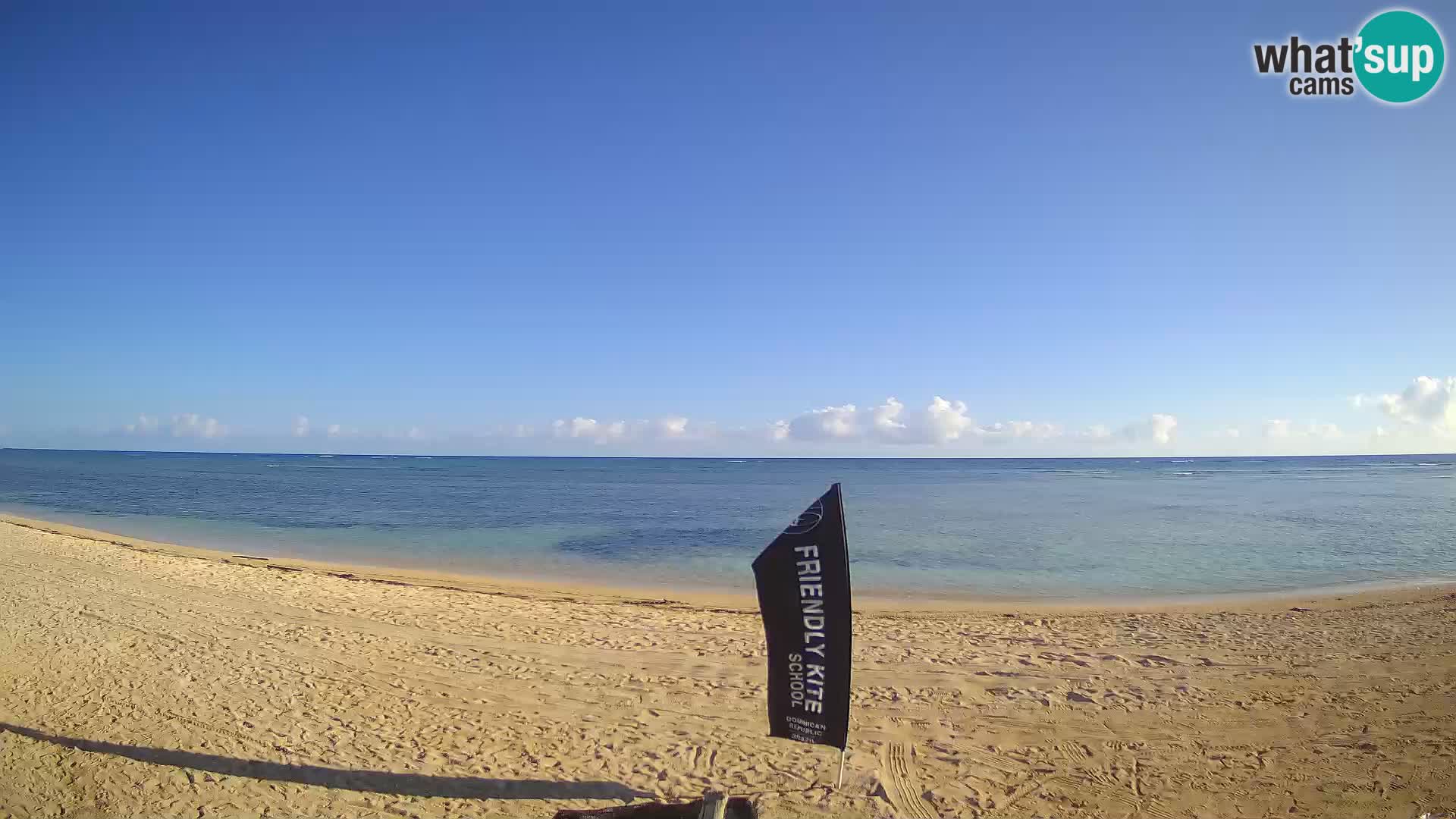Caméra en direct de Kite Buen Hombre Kiteboarding – Plage Buen Hombre – Monte Cristi – République Dominicaine