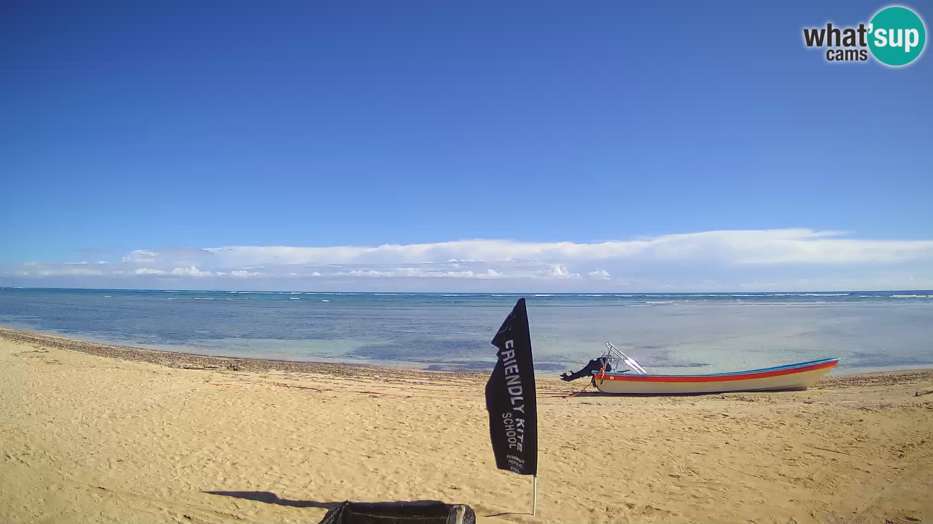 Web kamera Kite Buen Hombre Kiteboarding School – plaža Buen Hombre – Monte Cristi – Dominikanska Republika