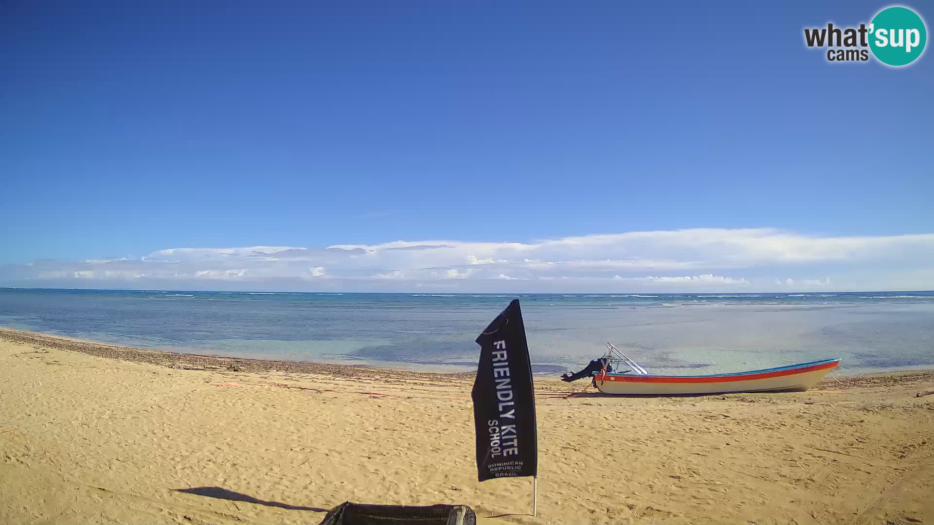 Caméra en direct de Kite Buen Hombre Kiteboarding – Plage Buen Hombre – Monte Cristi – République Dominicaine