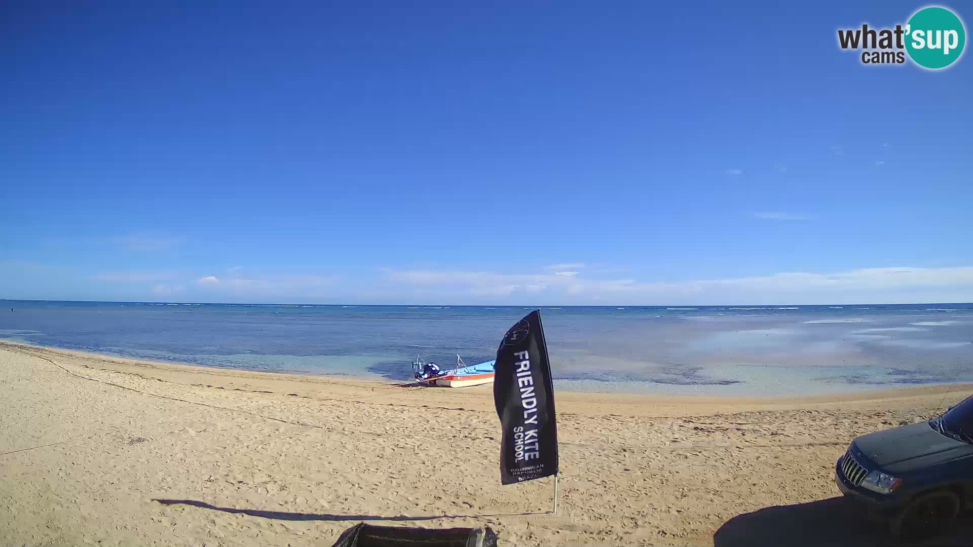 Caméra en direct de Kite Buen Hombre Kiteboarding – Plage Buen Hombre – Monte Cristi – République Dominicaine