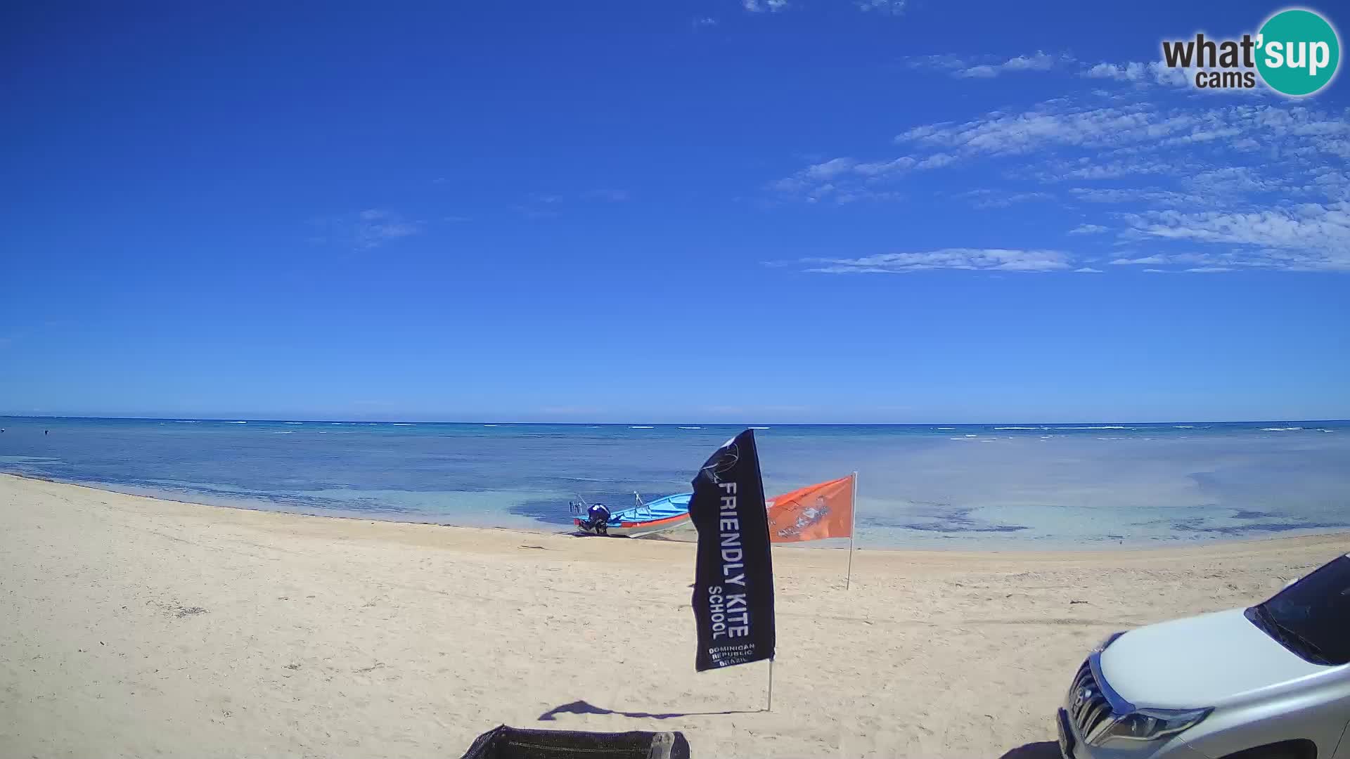 Caméra en direct de Kite Buen Hombre Kiteboarding – Plage Buen Hombre – Monte Cristi – République Dominicaine