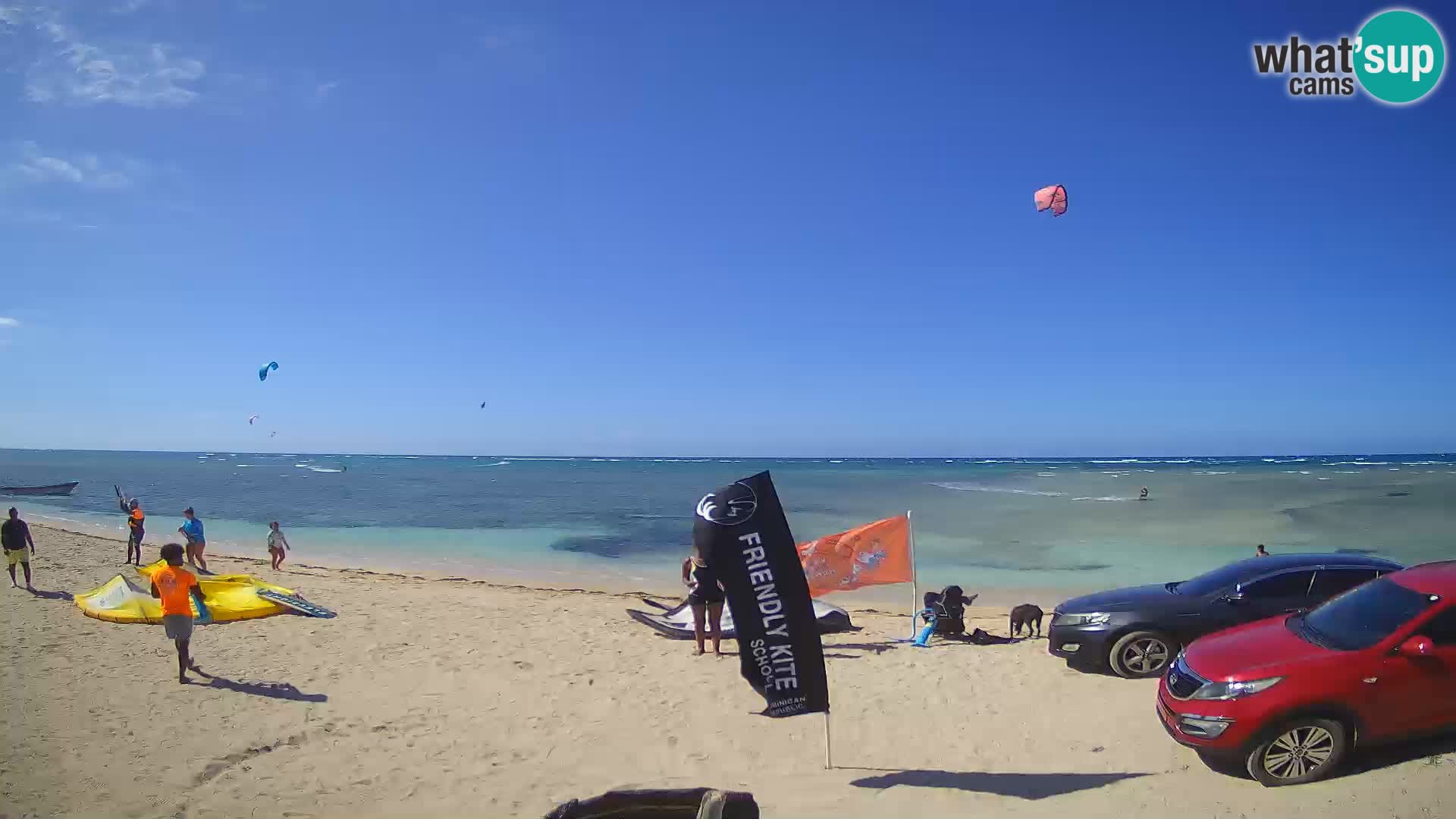 Web kamera Kite Buen Hombre Kiteboarding School – plaža Buen Hombre – Monte Cristi – Dominikanska Republika