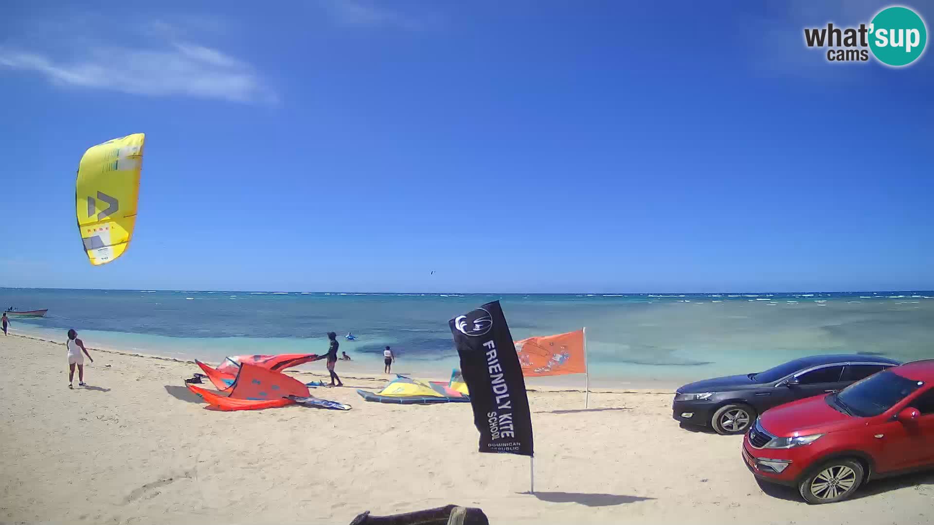 Live webcam Kite Buen Hombre scuola Kiteboarding – Spiaggia Buen Hombre – Monte Cristi – Repubblica Dominicana