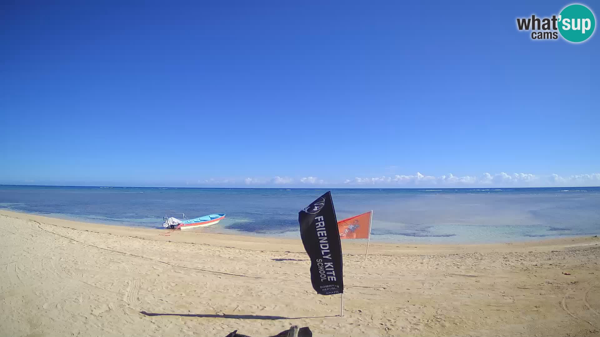 Caméra en direct de Kite Buen Hombre Kiteboarding – Plage Buen Hombre – Monte Cristi – République Dominicaine