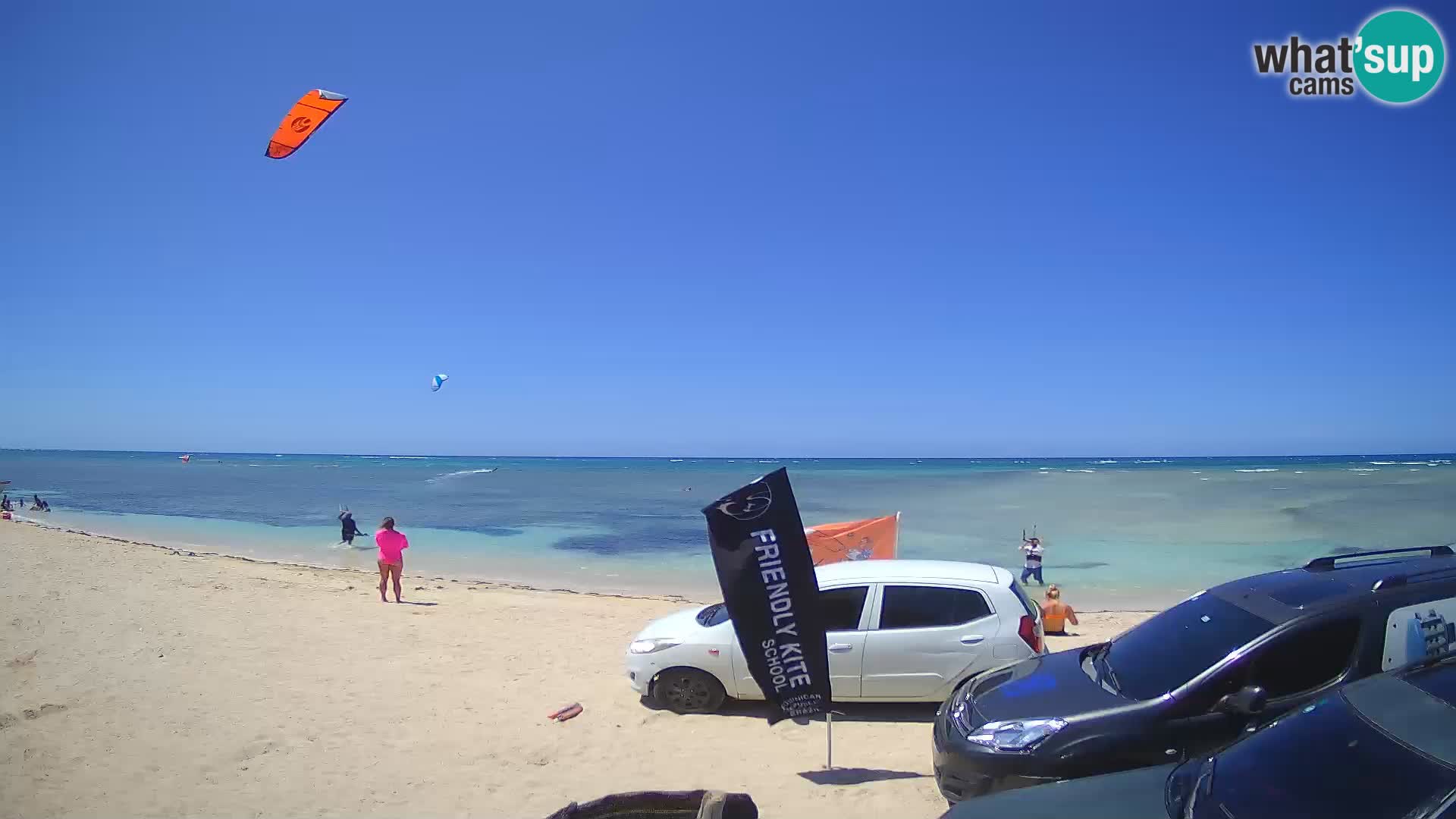 Caméra en direct de Kite Buen Hombre Kiteboarding – Plage Buen Hombre – Monte Cristi – République Dominicaine