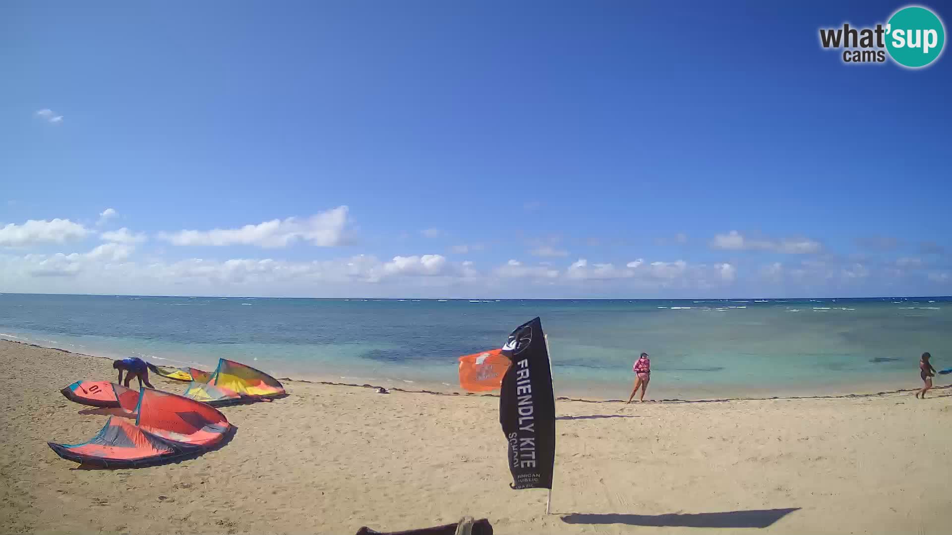 Caméra en direct de Kite Buen Hombre Kiteboarding – Plage Buen Hombre – Monte Cristi – République Dominicaine