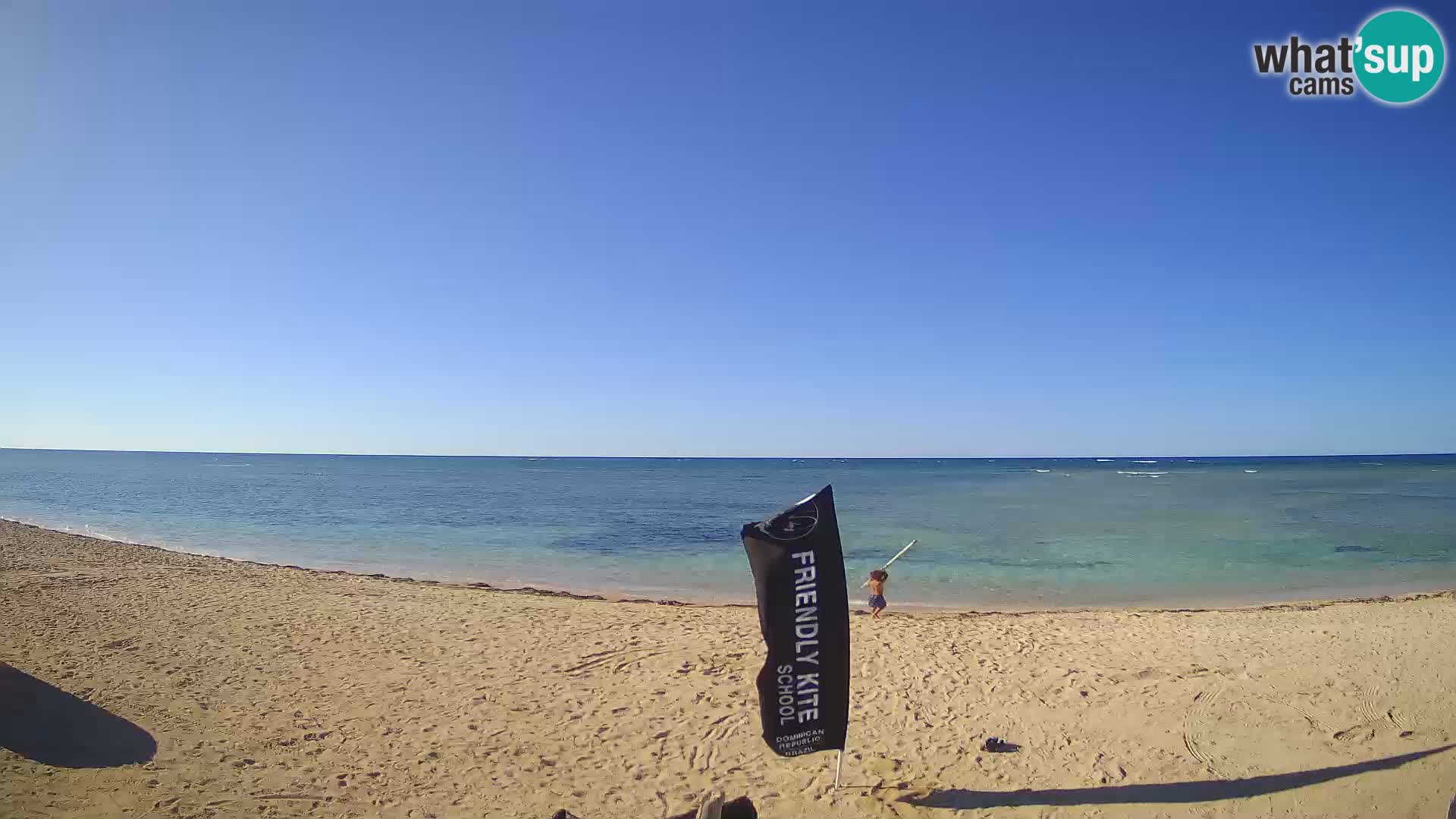 Caméra en direct de Kite Buen Hombre Kiteboarding – Plage Buen Hombre – Monte Cristi – République Dominicaine
