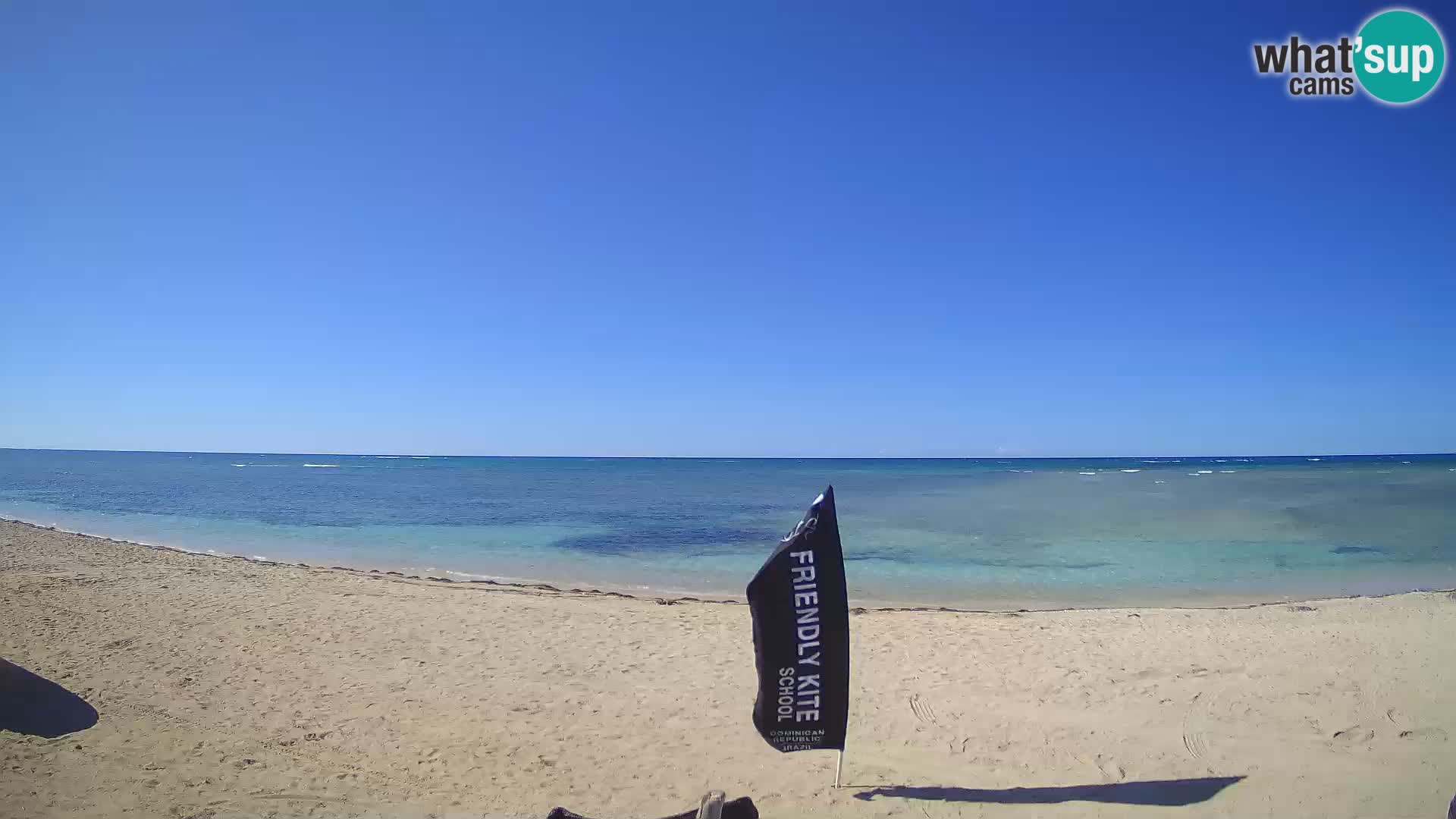 Caméra en direct de Kite Buen Hombre Kiteboarding – Plage Buen Hombre – Monte Cristi – République Dominicaine