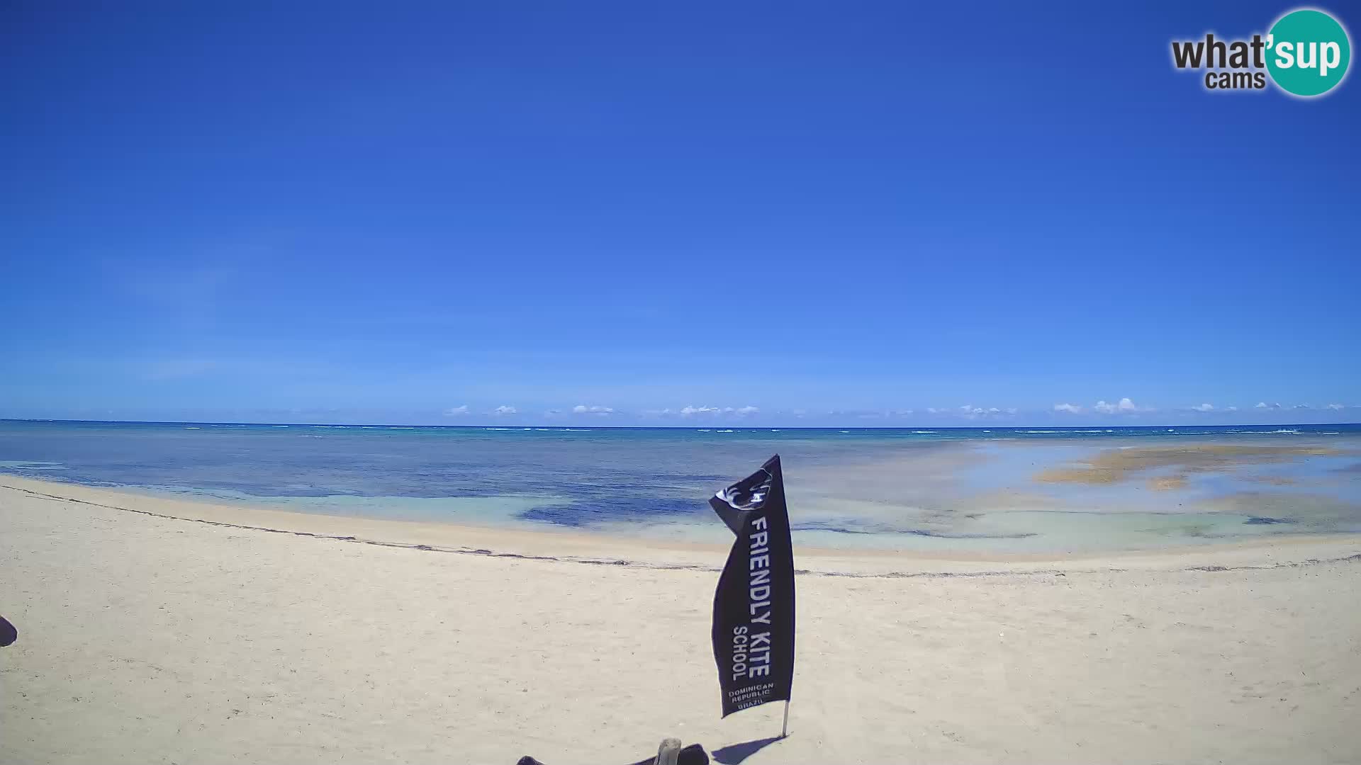 Caméra en direct de Kite Buen Hombre Kiteboarding – Plage Buen Hombre – Monte Cristi – République Dominicaine