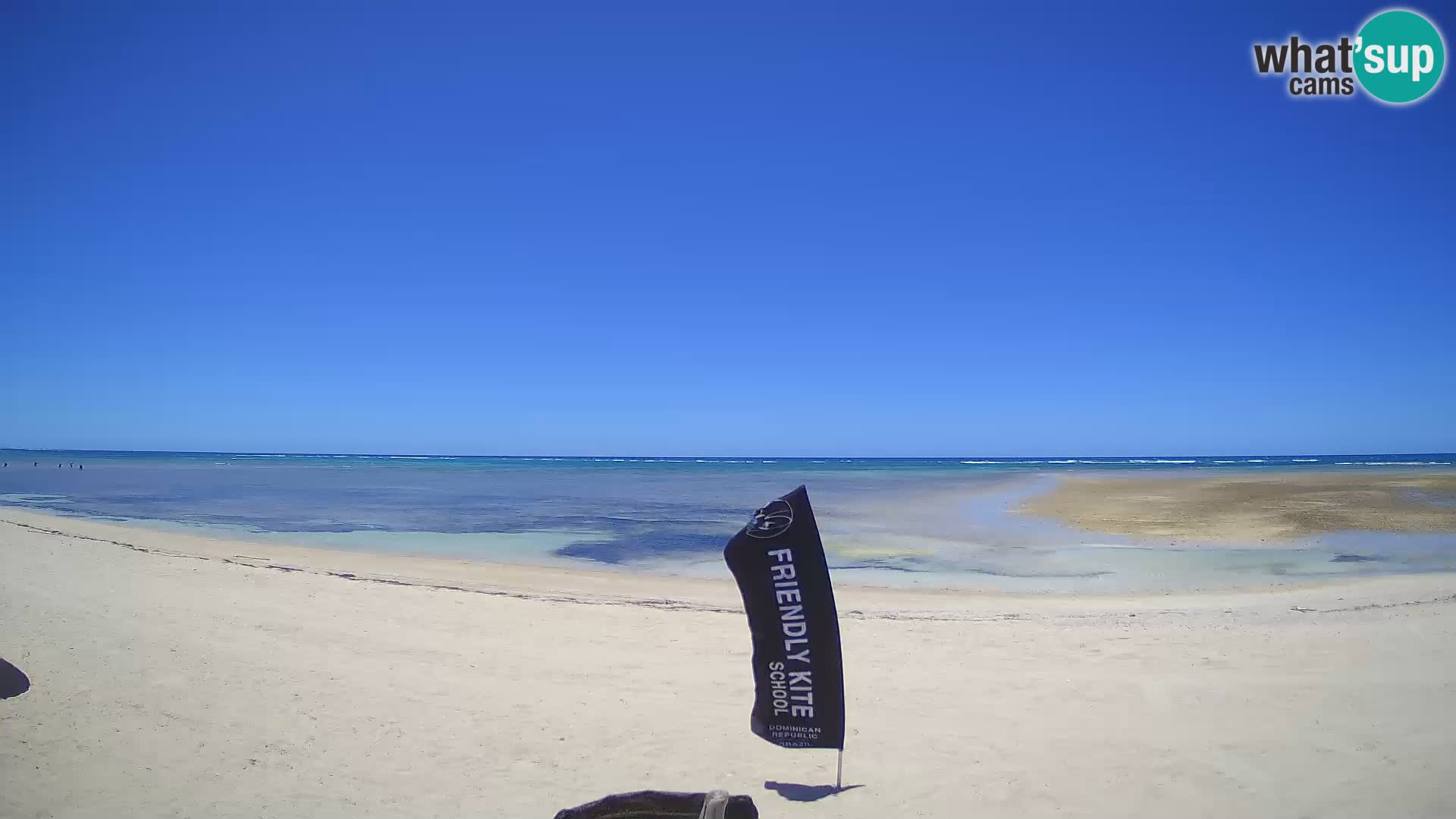 Caméra en direct de Kite Buen Hombre Kiteboarding – Plage Buen Hombre – Monte Cristi – République Dominicaine
