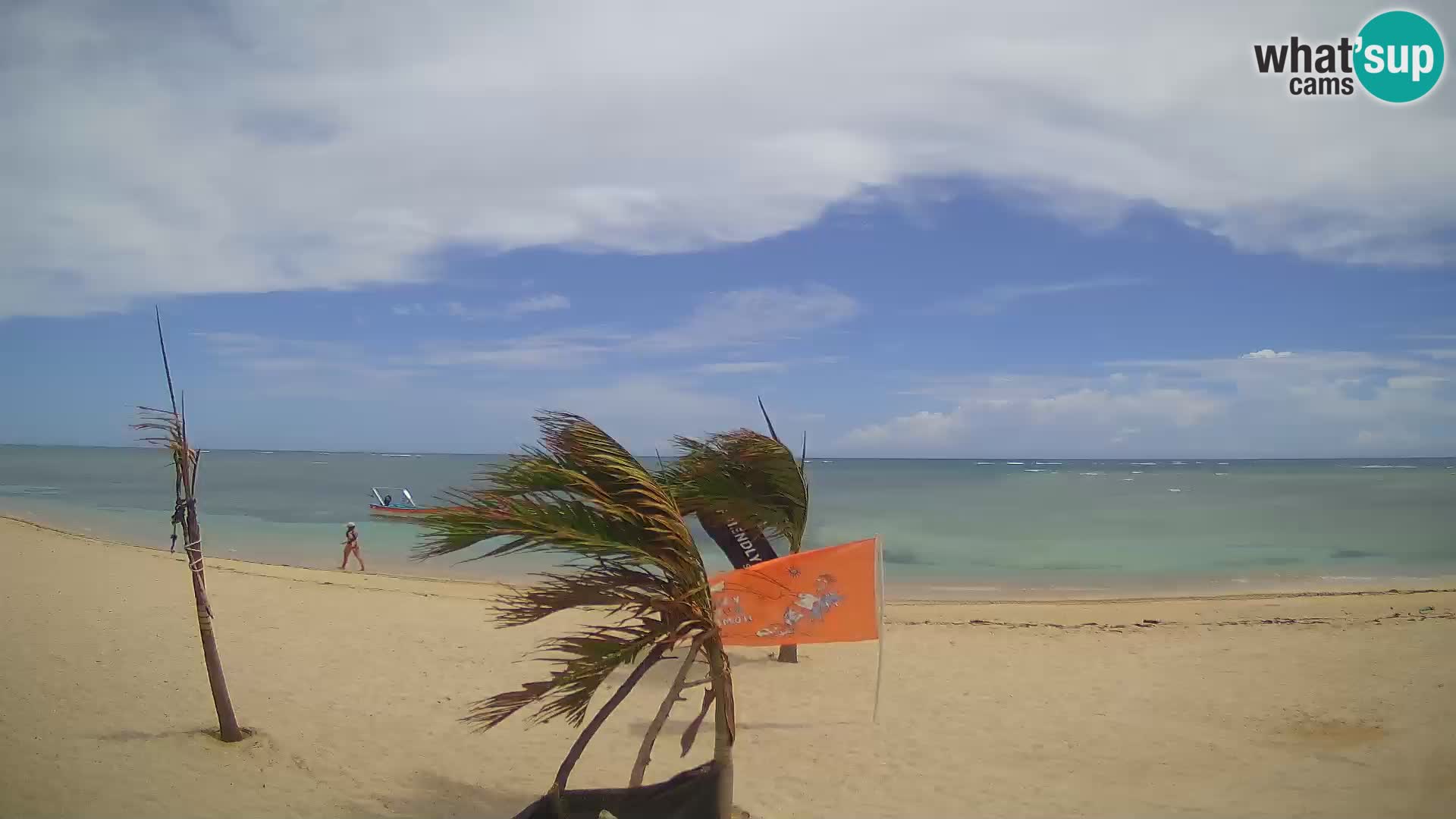 Caméra en direct de Kite Buen Hombre Kiteboarding – Plage Buen Hombre – Monte Cristi – République Dominicaine