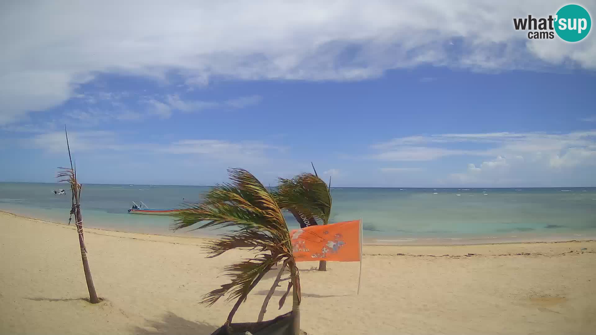Caméra en direct de Kite Buen Hombre Kiteboarding – Plage Buen Hombre – Monte Cristi – République Dominicaine