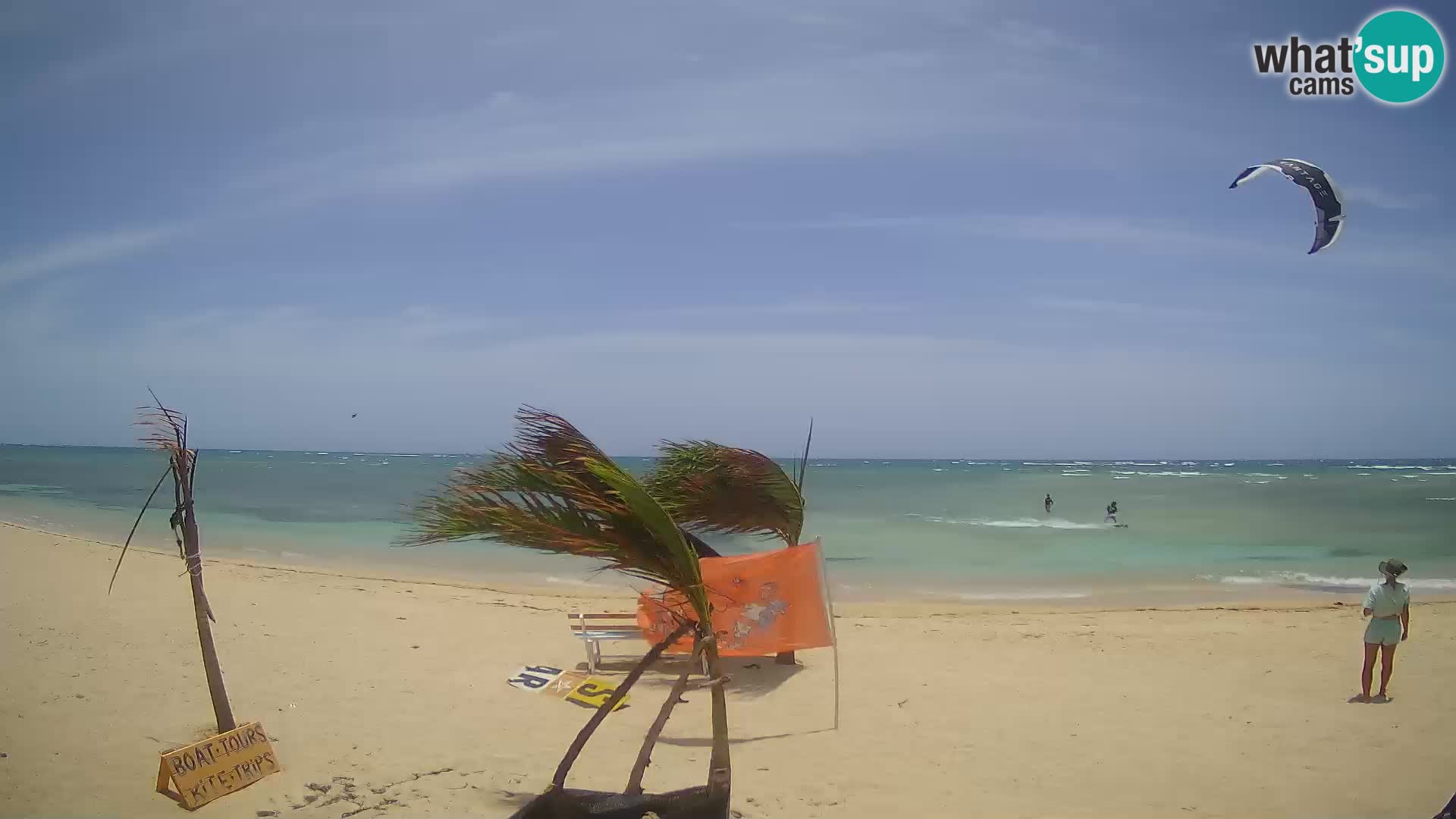 Caméra en direct de Kite Buen Hombre Kiteboarding – Plage Buen Hombre – Monte Cristi – République Dominicaine