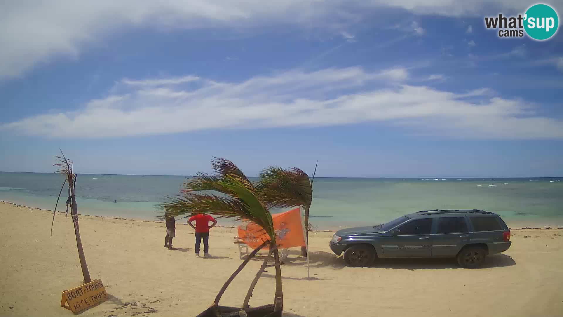 Caméra en direct de Kite Buen Hombre Kiteboarding – Plage Buen Hombre – Monte Cristi – République Dominicaine