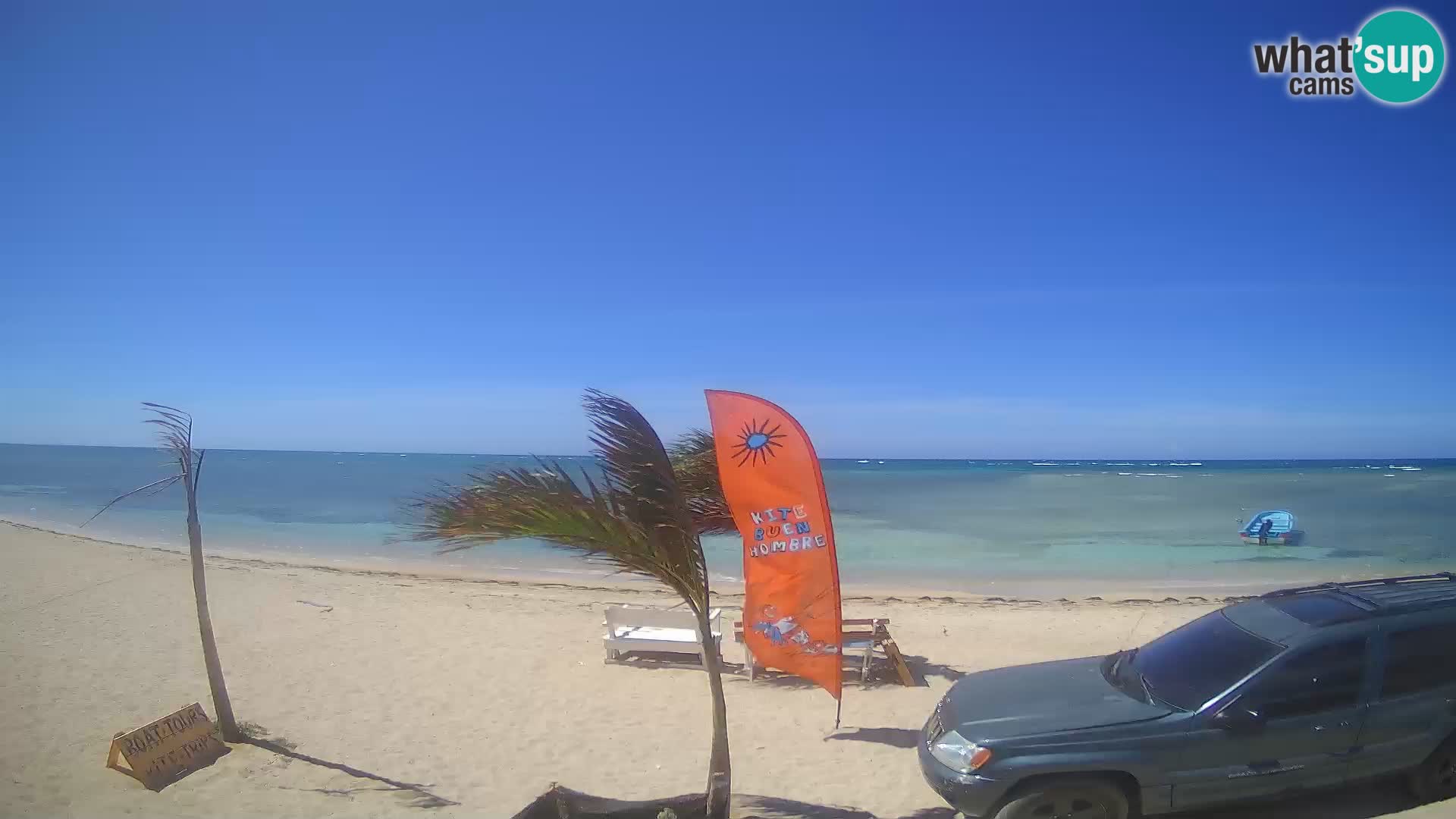Web kamera Kite Buen Hombre Kiteboarding School – plaža Buen Hombre – Monte Cristi – Dominikanska Republika
