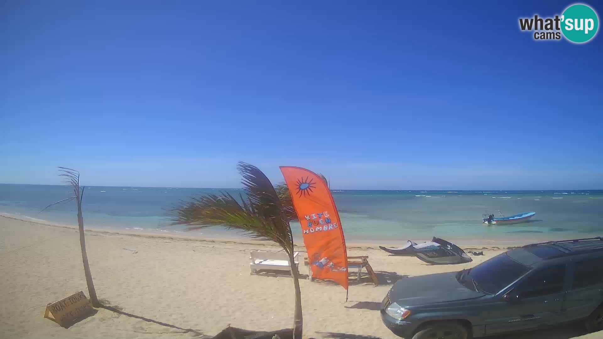 Kite Buen Hombre webcam Kiteboarding Schule – Buen Hombre Strand – Monte Cristi – Dominikanische Republik
