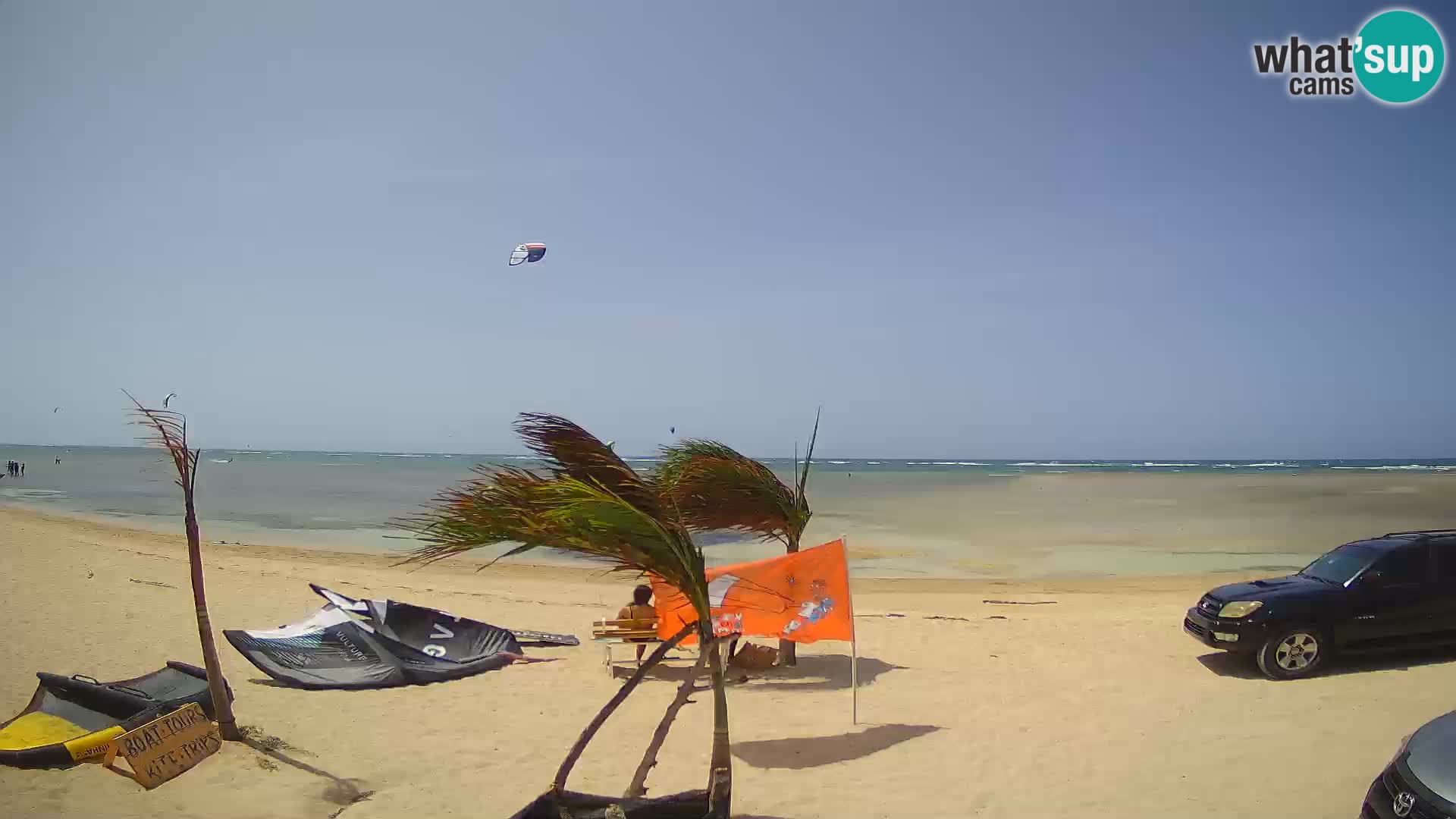 Caméra en direct de Kite Buen Hombre Kiteboarding – Plage Buen Hombre – Monte Cristi – République Dominicaine