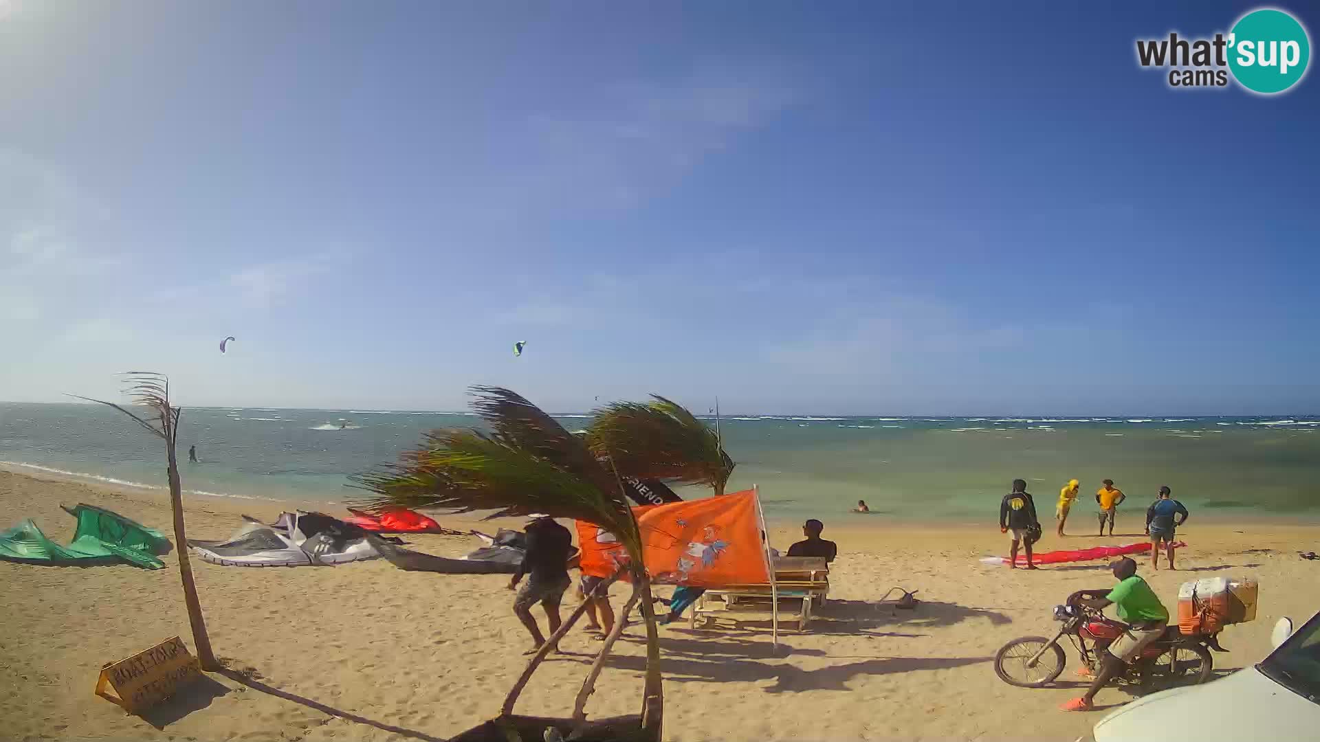 Caméra en direct de Kite Buen Hombre Kiteboarding – Plage Buen Hombre – Monte Cristi – République Dominicaine
