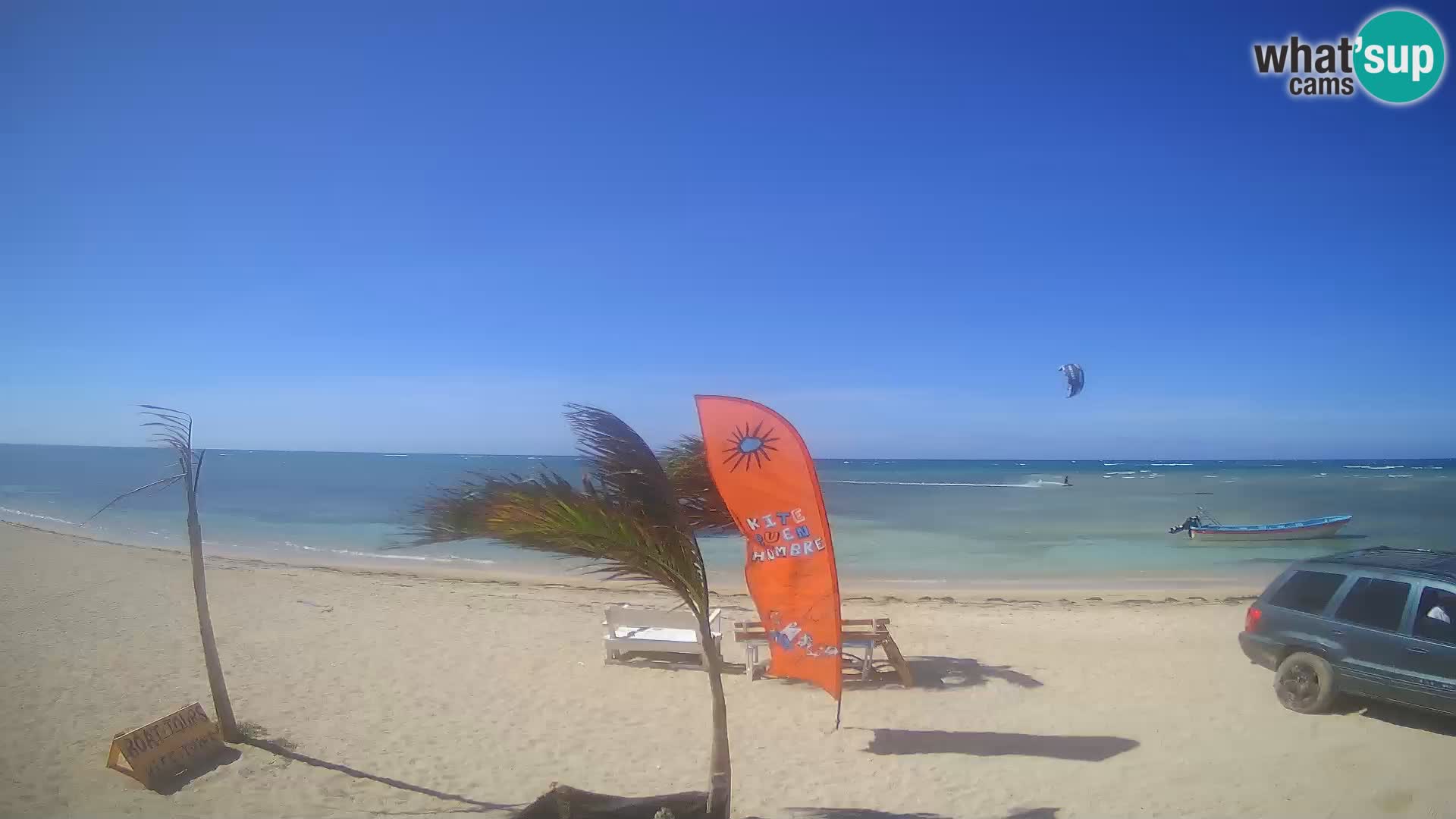 Cámara en Vivo Kite Buen Hombre Kiteboarding School – Playa Buen Hombre – Monte Cristi – República Dominicana