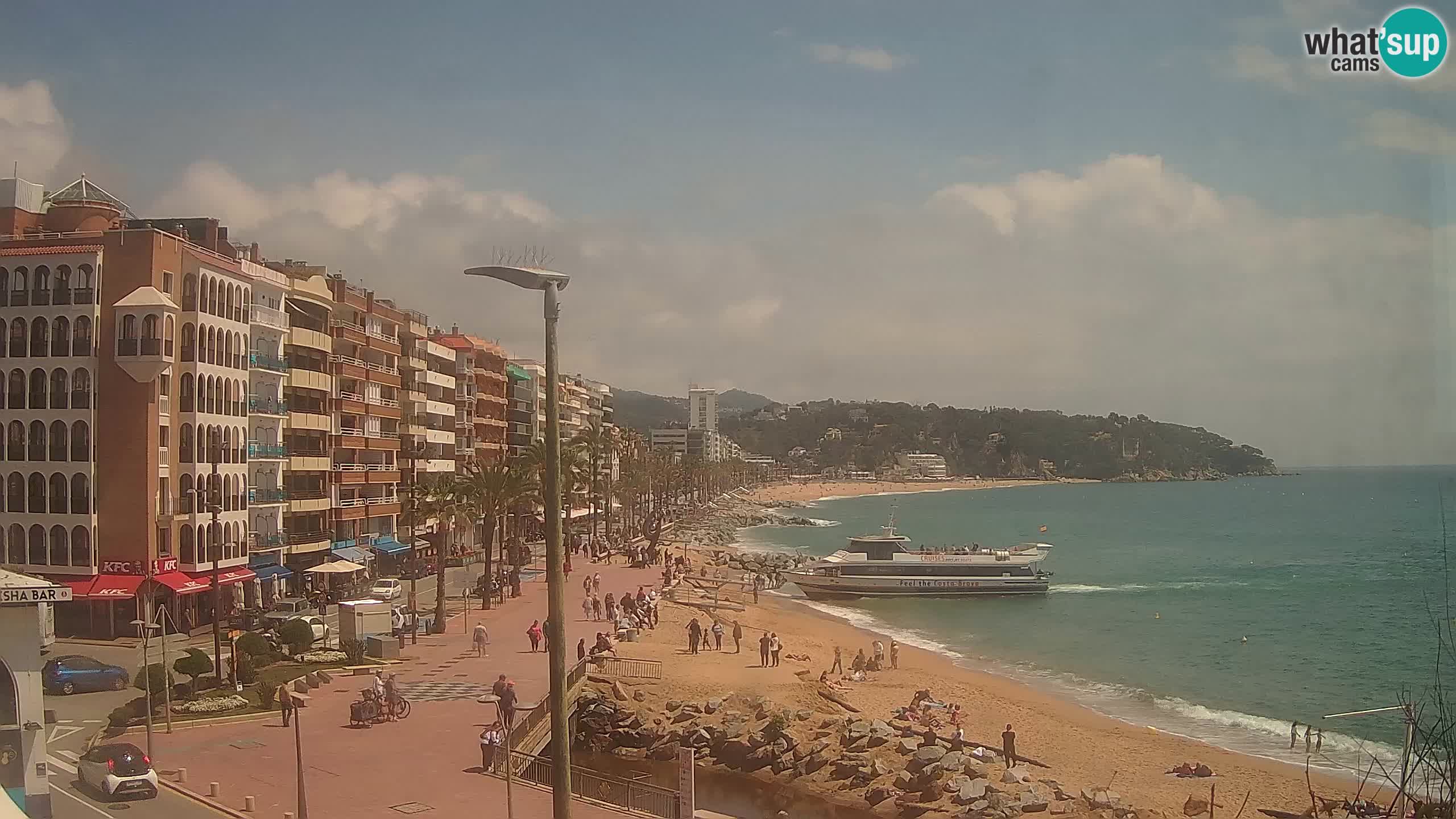 Webcam Live Lloret de Mar – La plage