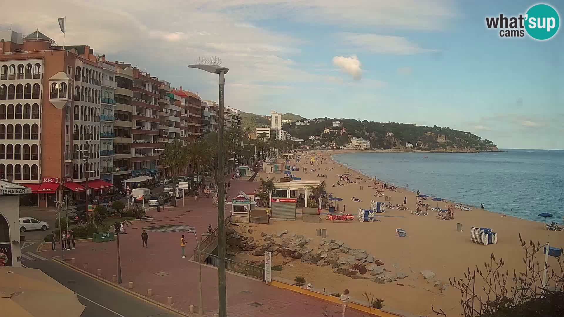 Webcam Lloret de Mar – Central beach
