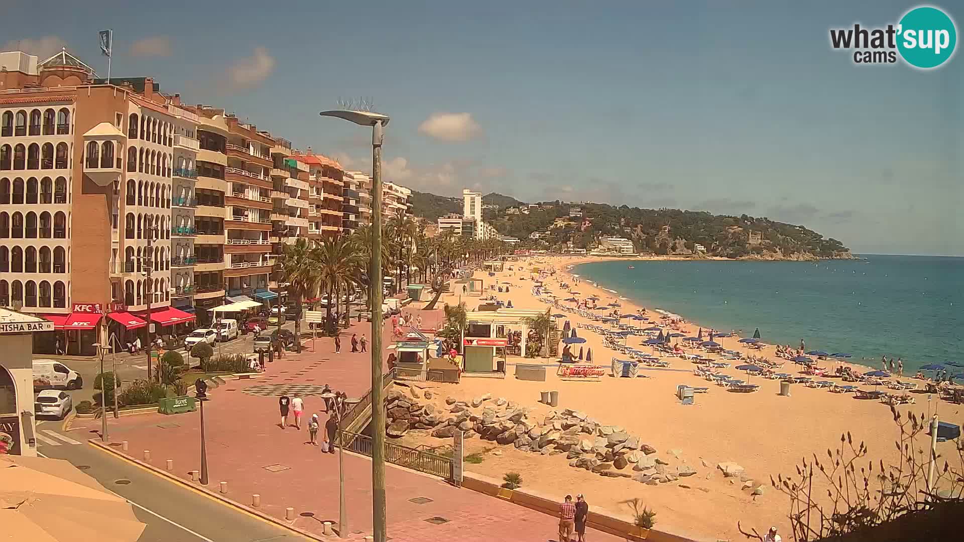 Kamera v živo Lloret de Mar – plaža