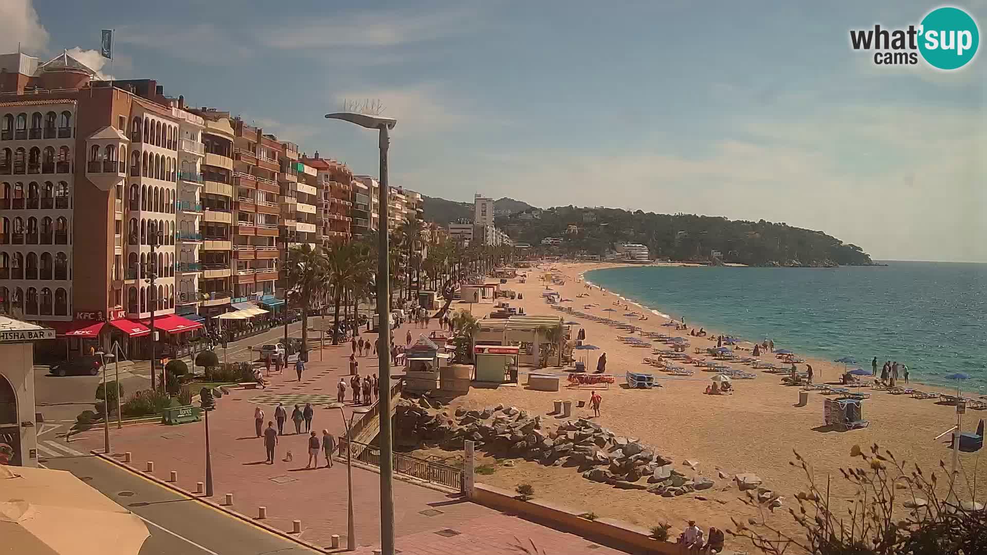 Kamera v živo Lloret de Mar – Glavna plaža
