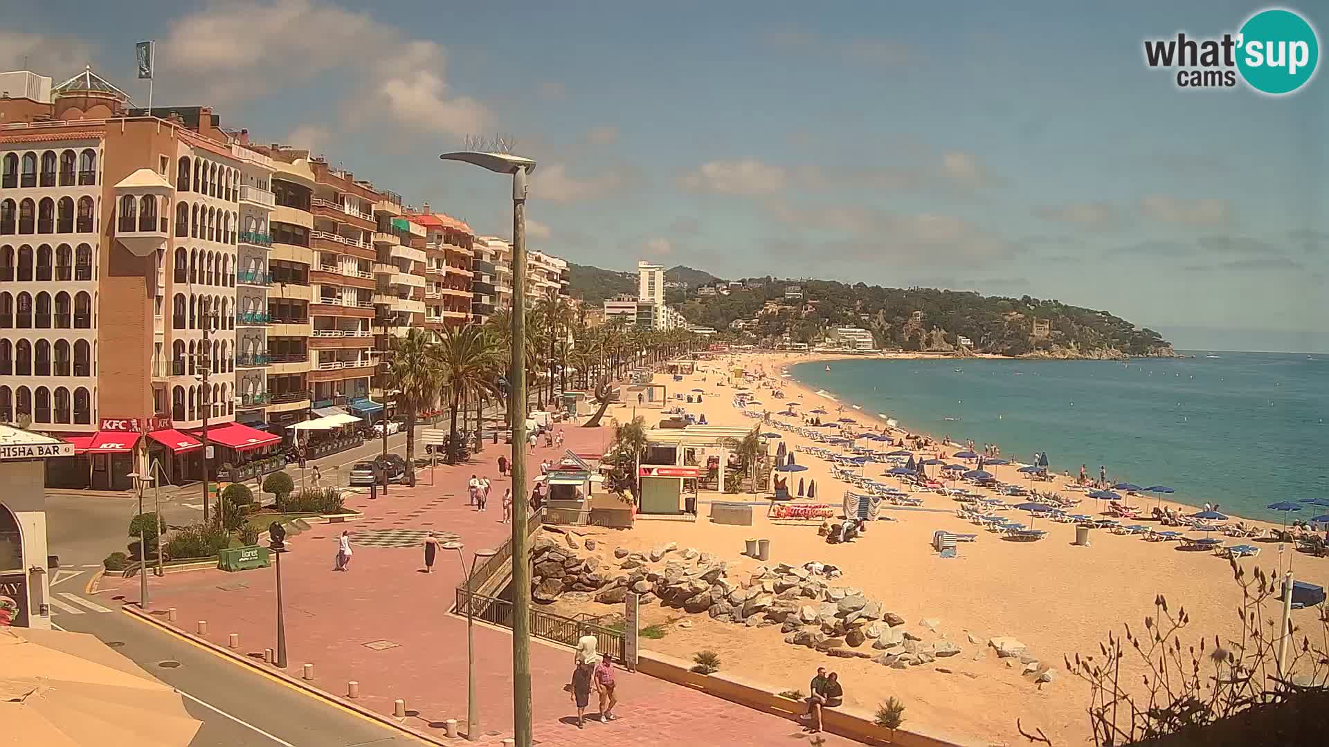 Webcam Lloret de Mar – Osrednja plaža