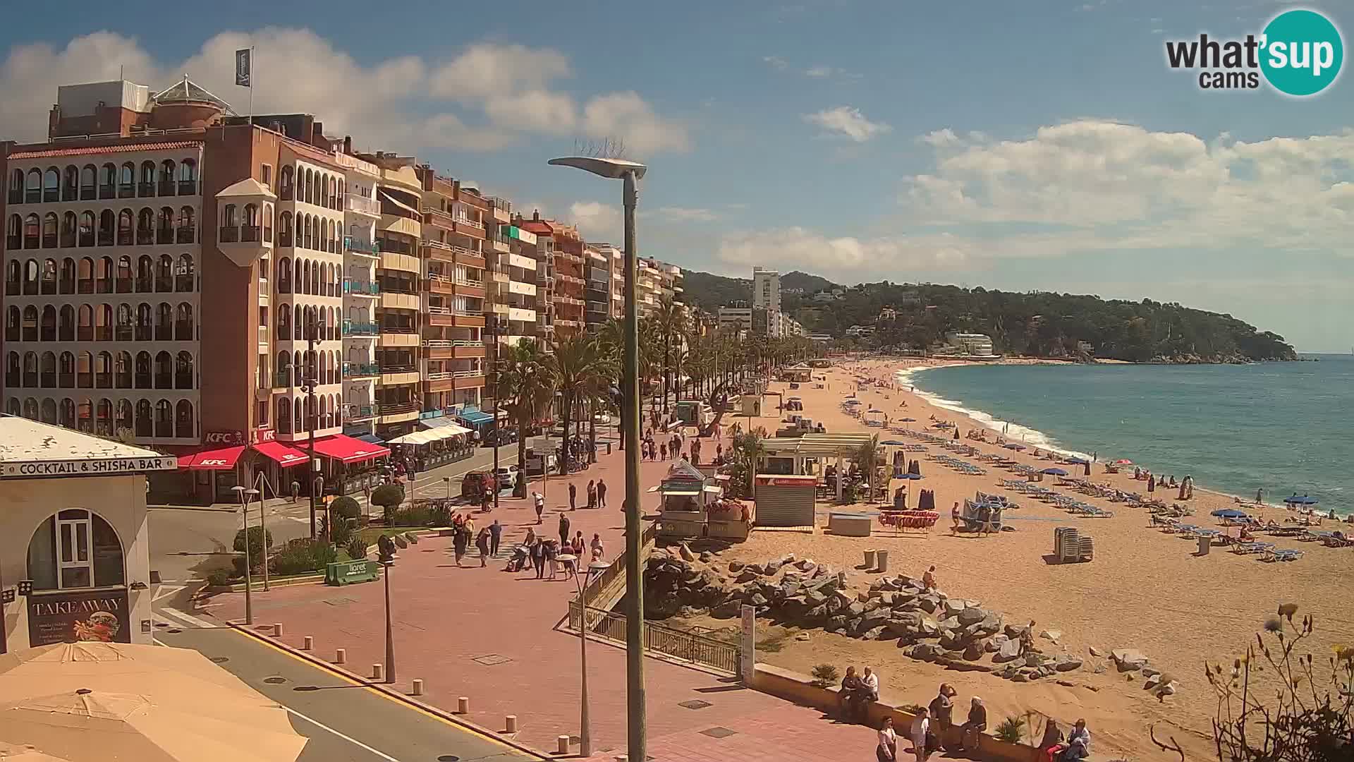 Webcam Lloret de Mar – Spiaggia centrale