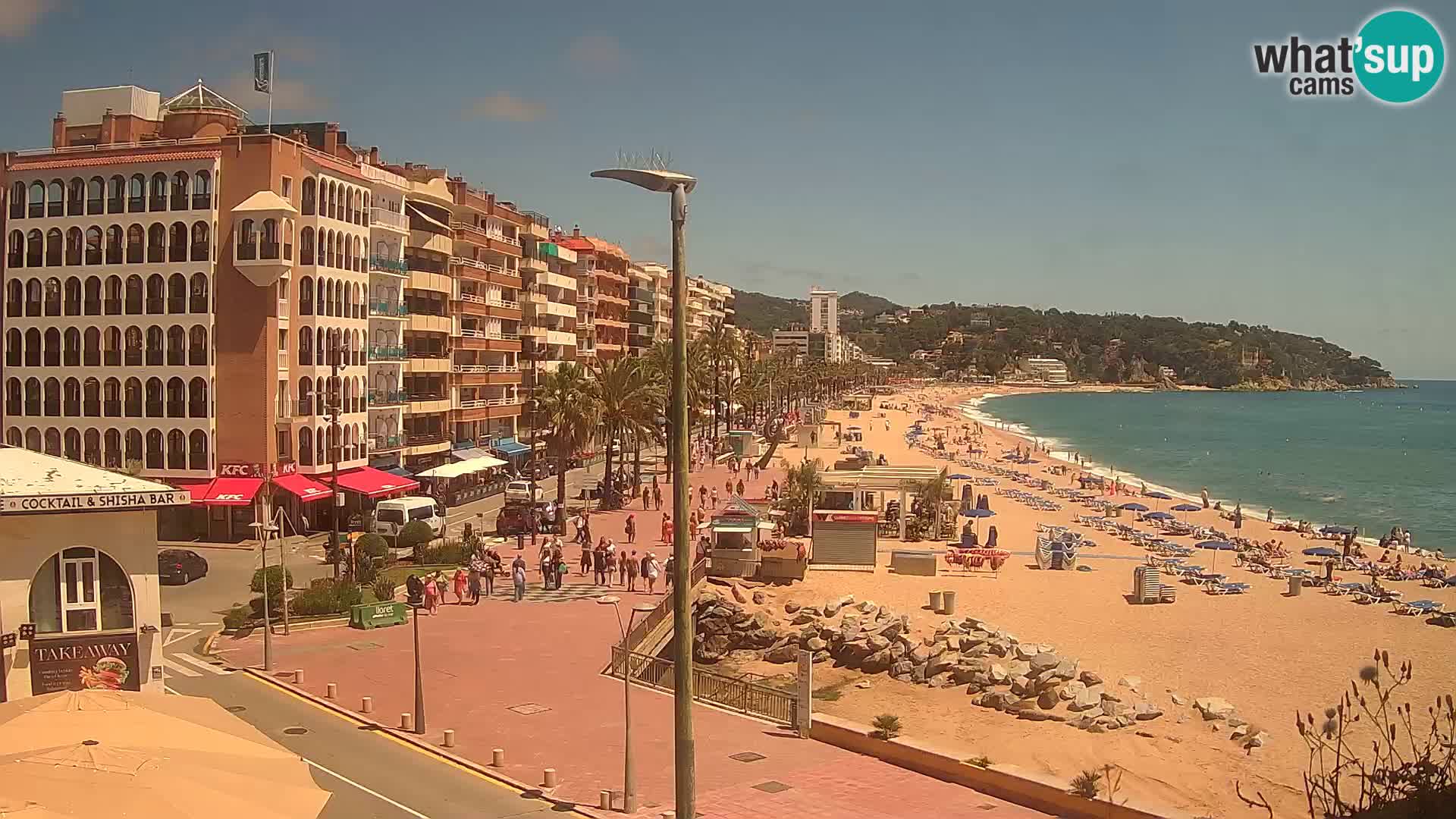 Webcam Live Lloret de Mar – La plage