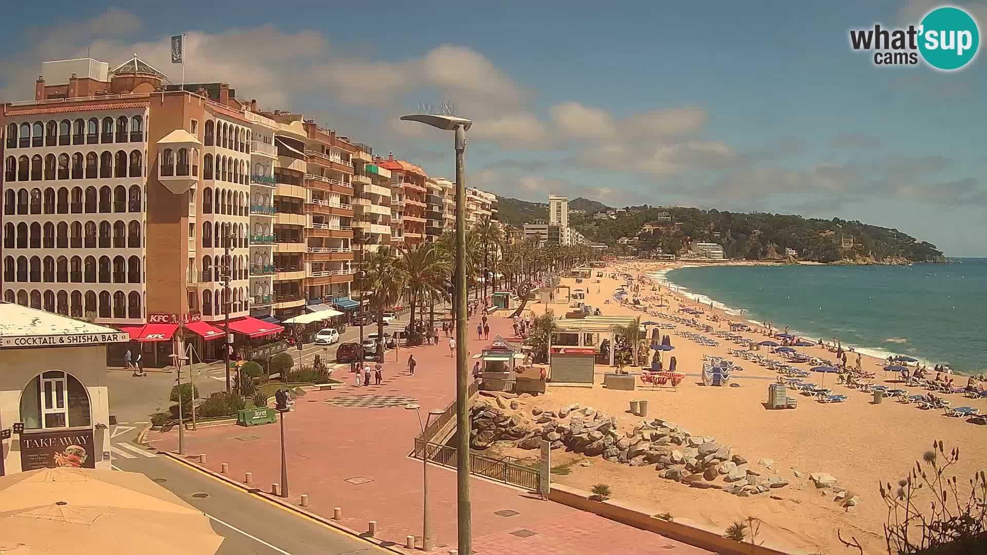 Webcam Lloret de Mar – Središnja plaža