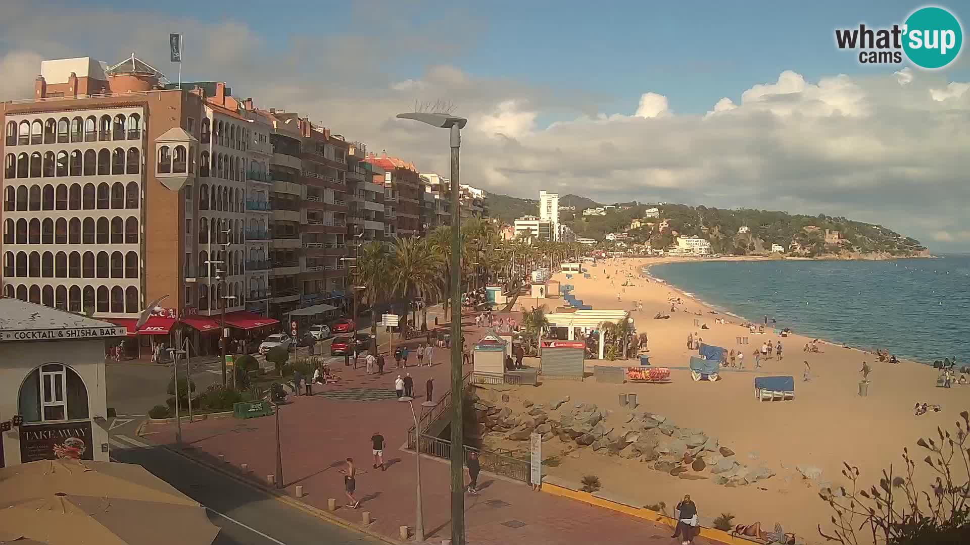 Webcam Lloret de Mar – Central beach
