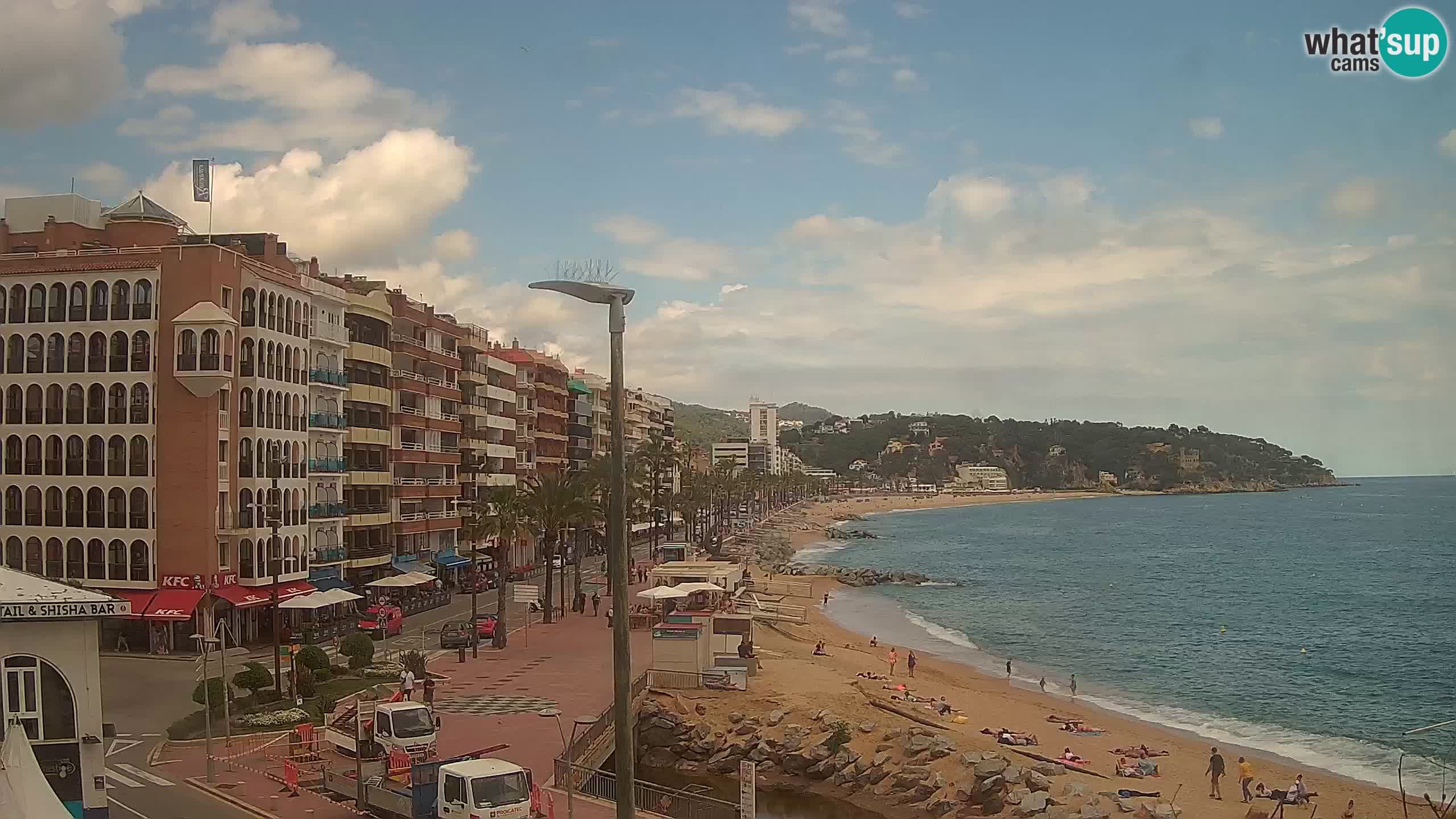 Web kamera Lloret de Mar – glavna plaža