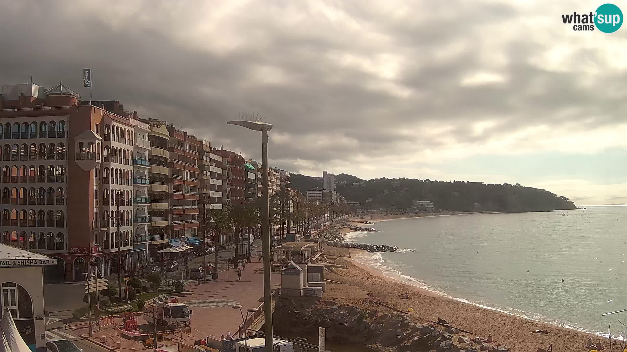 Webcam Lloret de Mar – the main beach – – Costa Brava – Spain