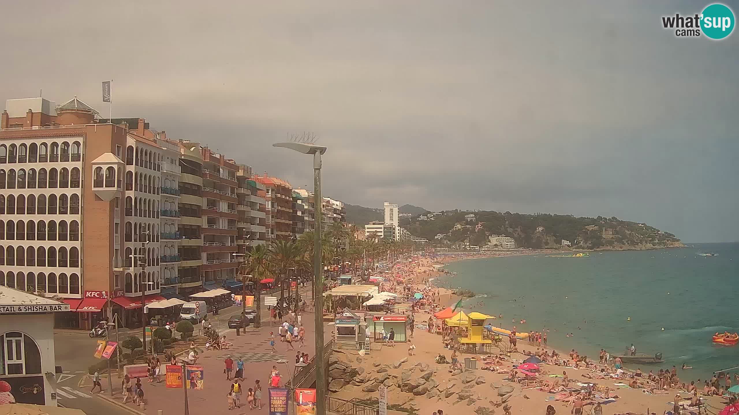 Web kamera Lloret de Mar – glavna plaža