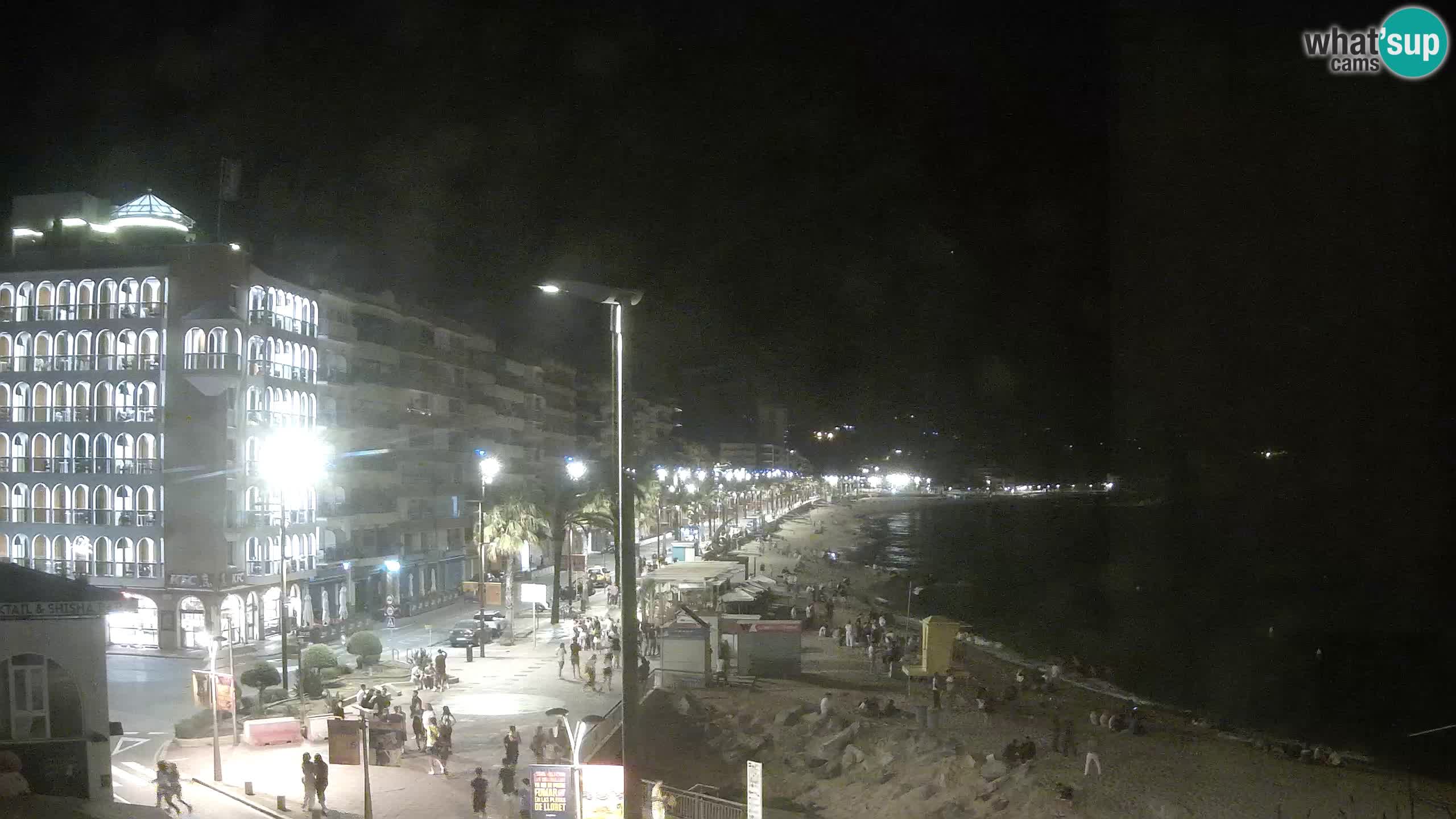 Webcam Lloret de Mar – the main beach – – Costa Brava – Spain