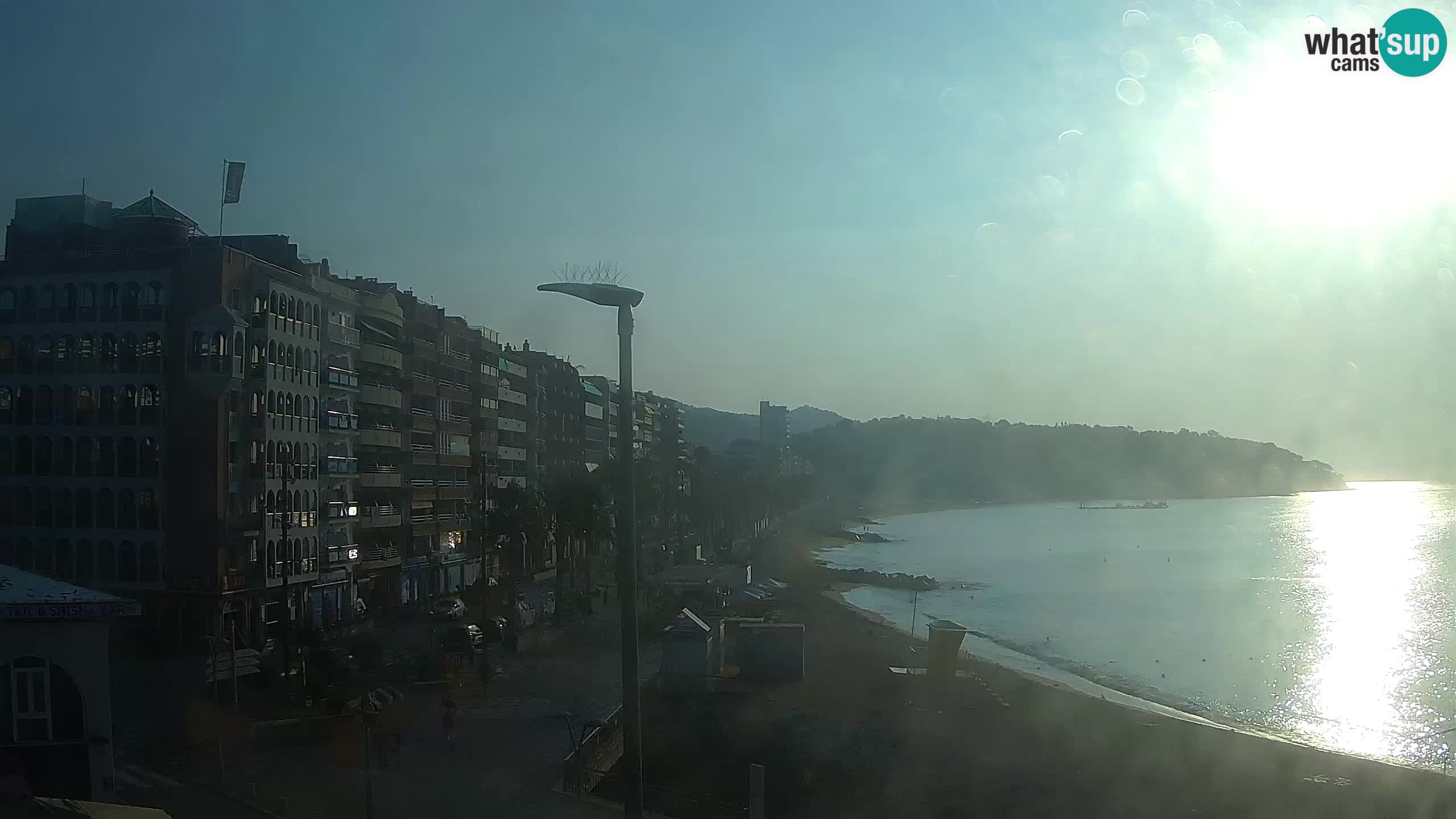 Webcam Lloret de Mar – the main beach – – Costa Brava – Spain