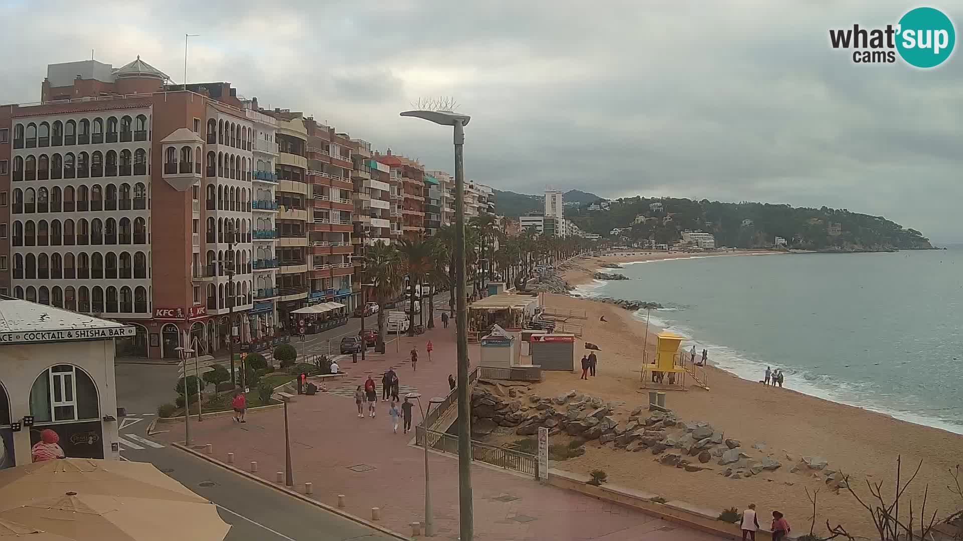 Web kamera Lloret de Mar – plaža