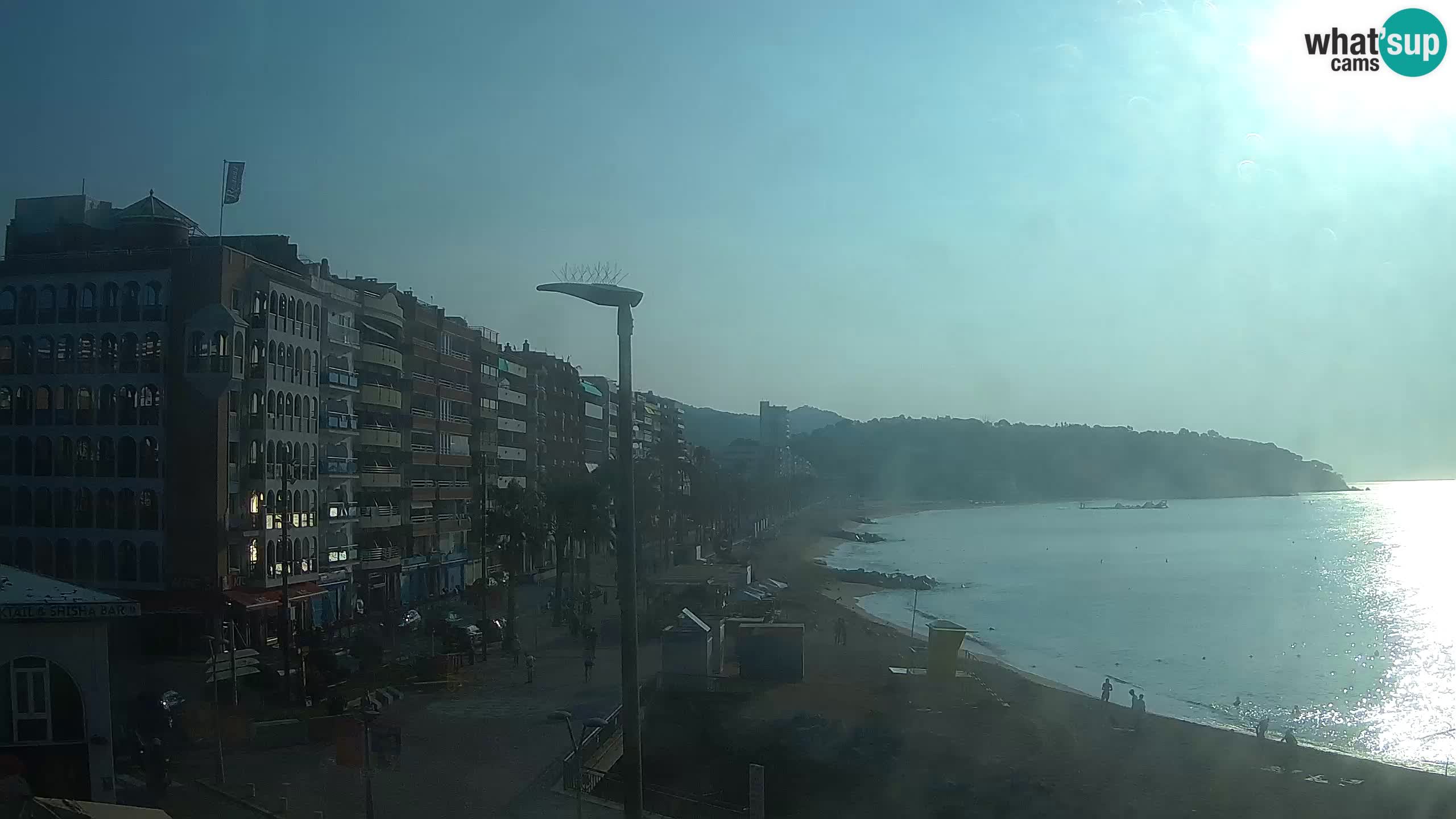 Webcam Lloret de Mar – the main beach – – Costa Brava – Spain