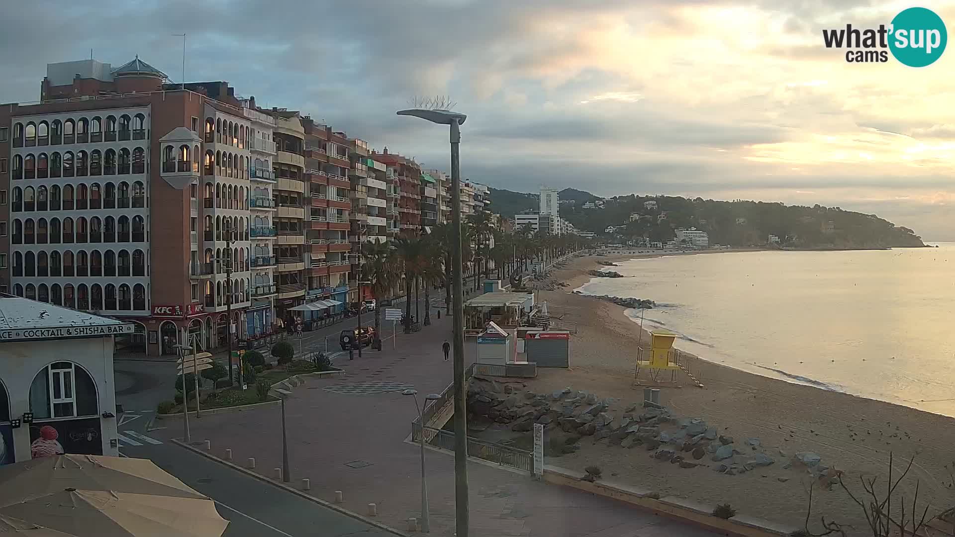 Web kamera Lloret de Mar – glavna plaža