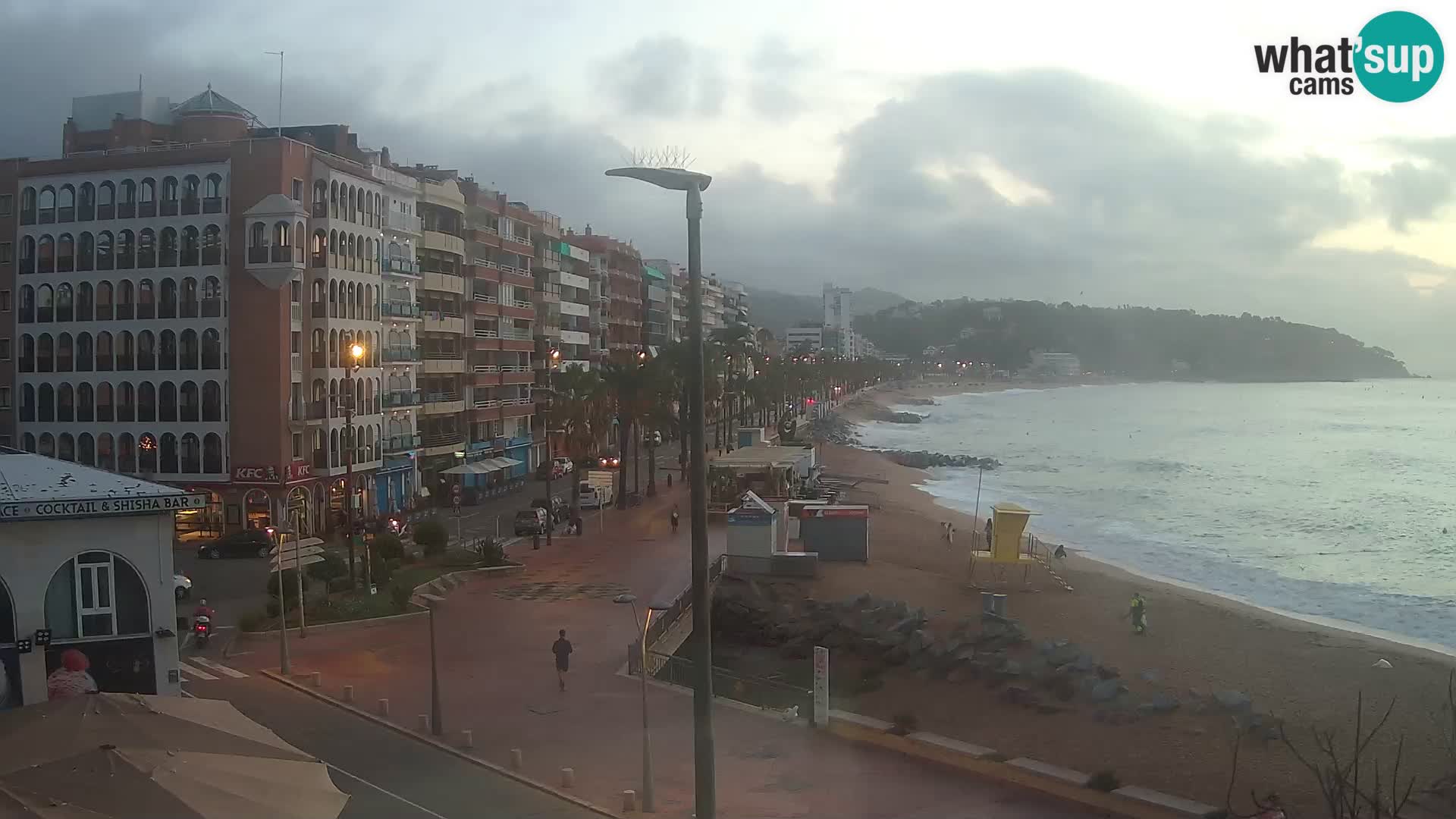 Webcam Lloret de Mar – the main beach – – Costa Brava – Spain