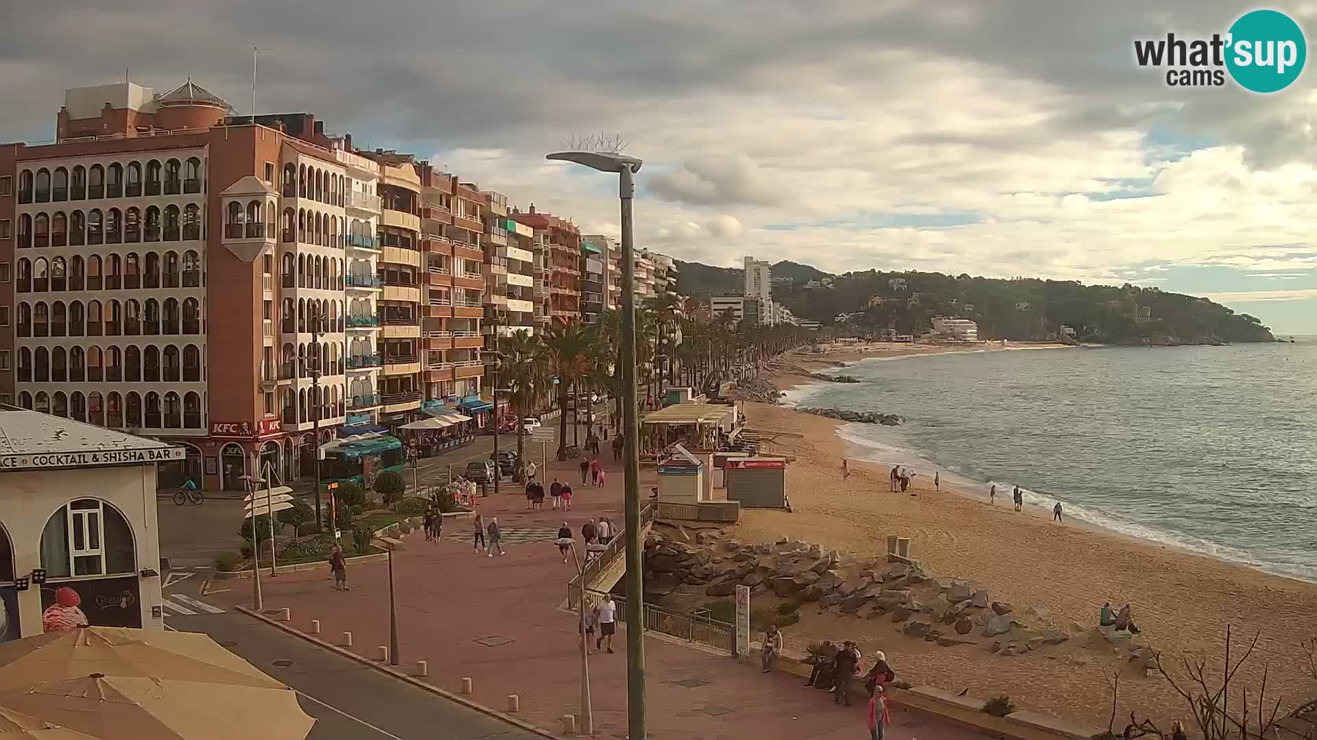 Webcam Lloret de Mar – Zentralen Strand