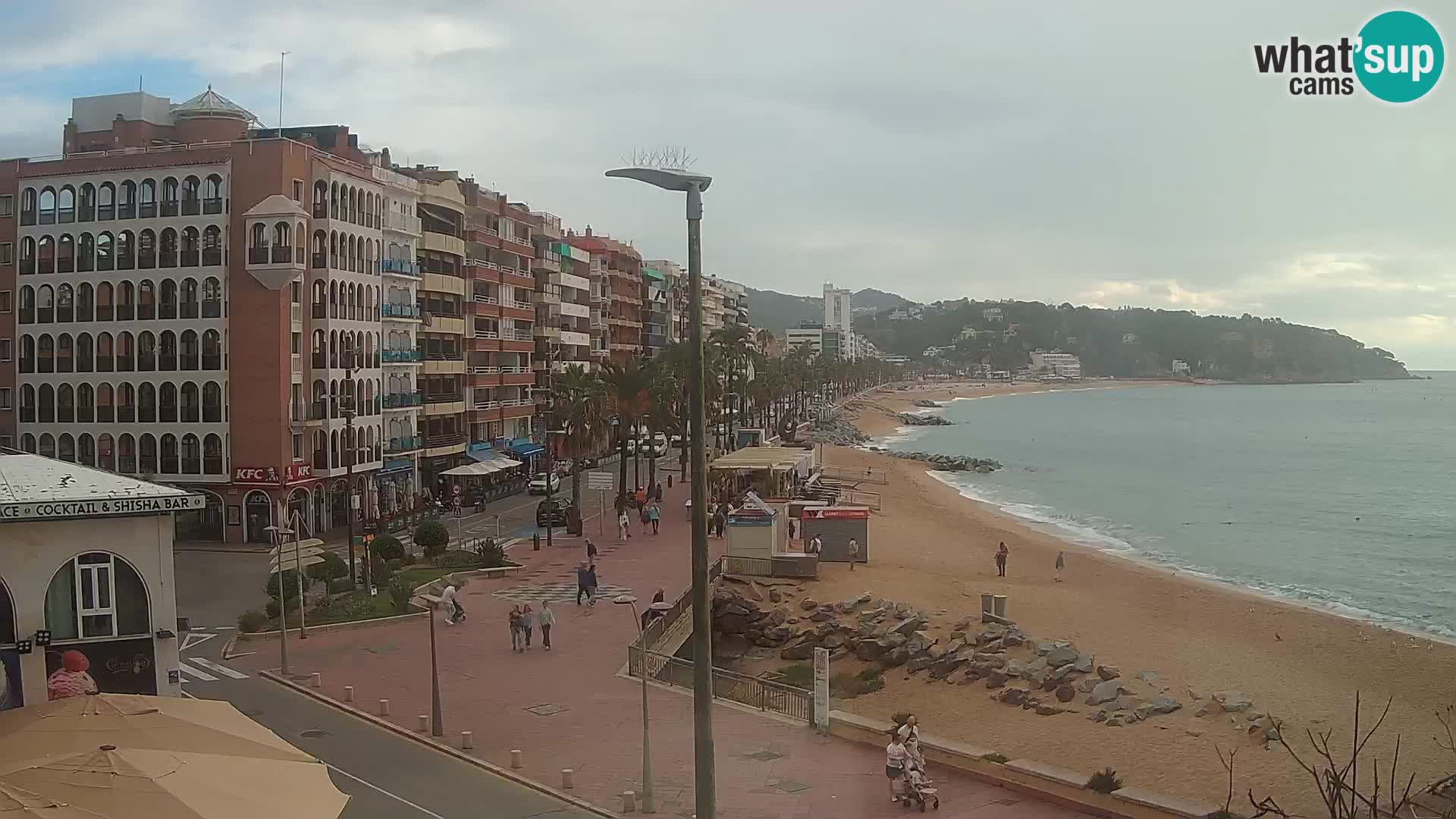 Webcam Lloret de Mar – the main beach – – Costa Brava – Spain